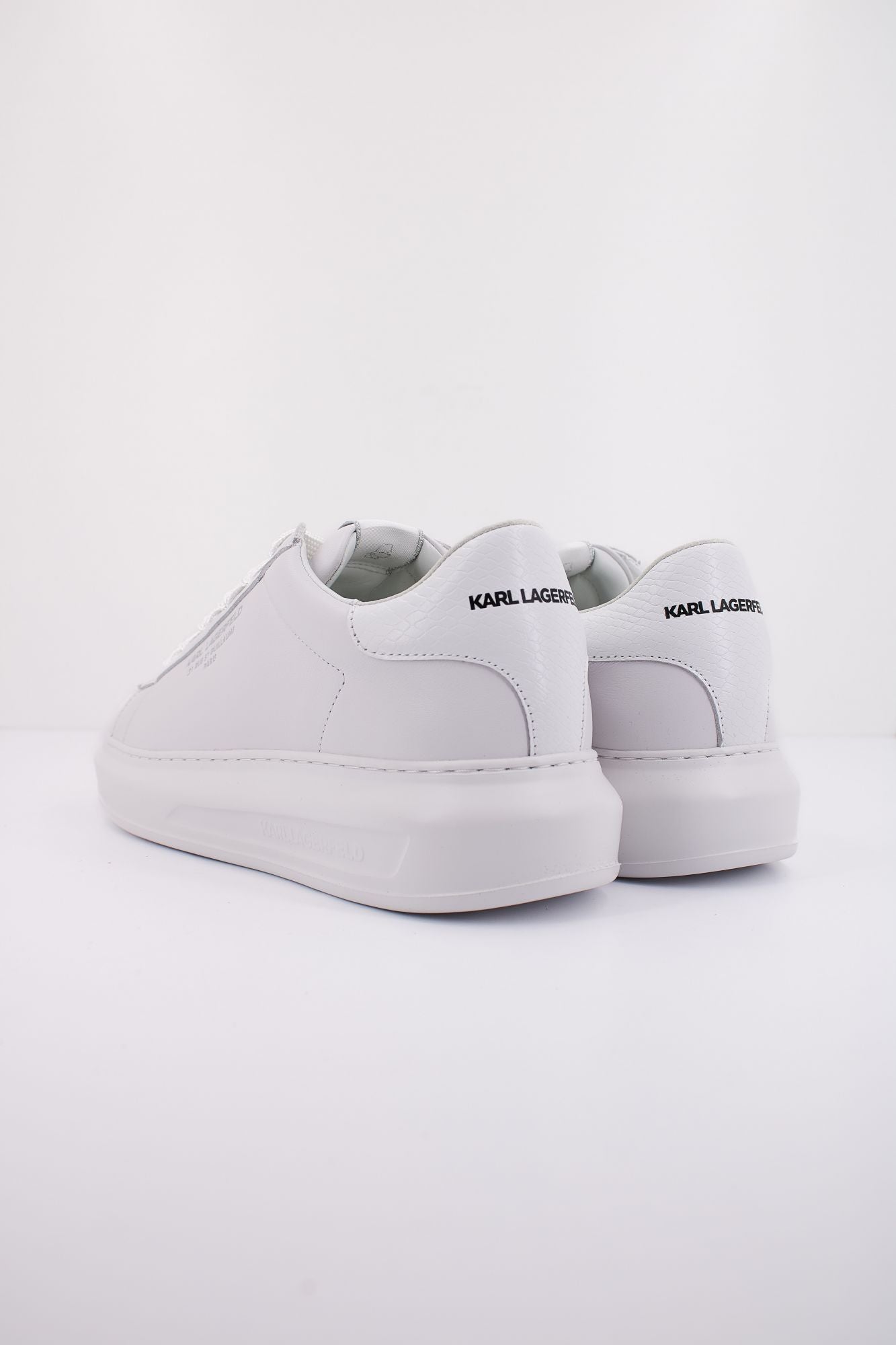 KARL LAGERFELD KAPRI MENS PYTHON TAB RSG L en color BLANCO (4)