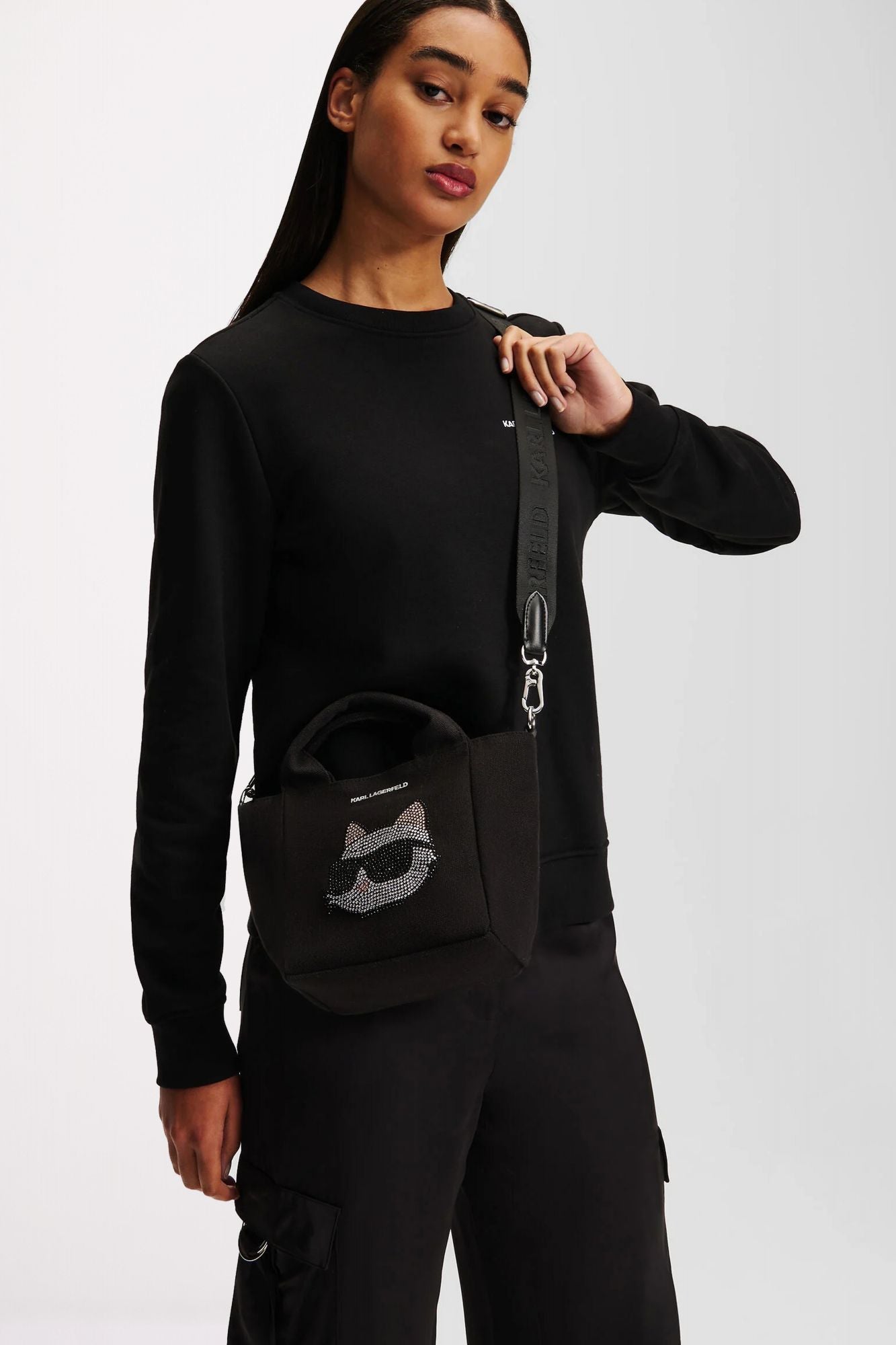 KARL LAGERFELD K/IKONIK 2,0 CHOUPETTE  en color NEGRO (4)