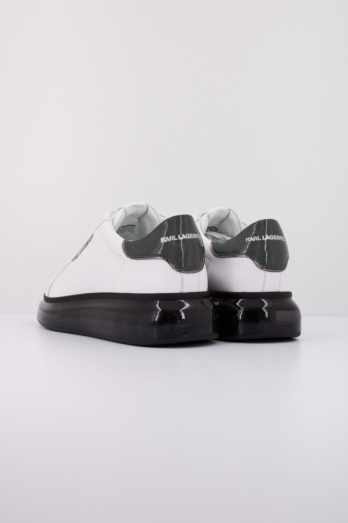 KARL LAGERFELD KAPRI KUSHION LO LACE LTHR en color BLANCO (3)