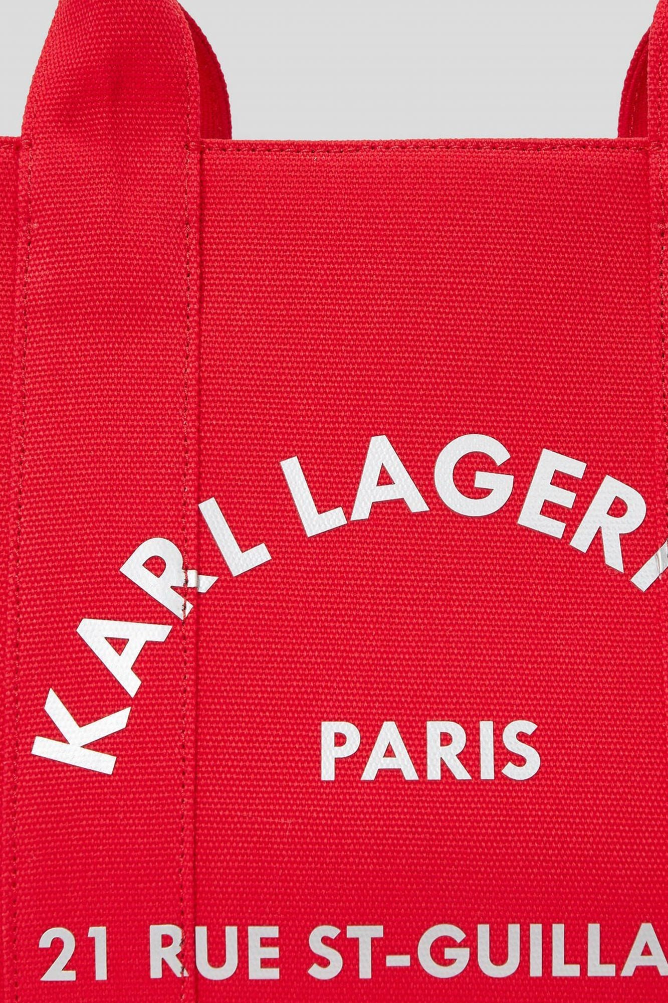 KARL LAGERFELD  RSG SQUARE MEDIUM TOTE en color ROJO (4)