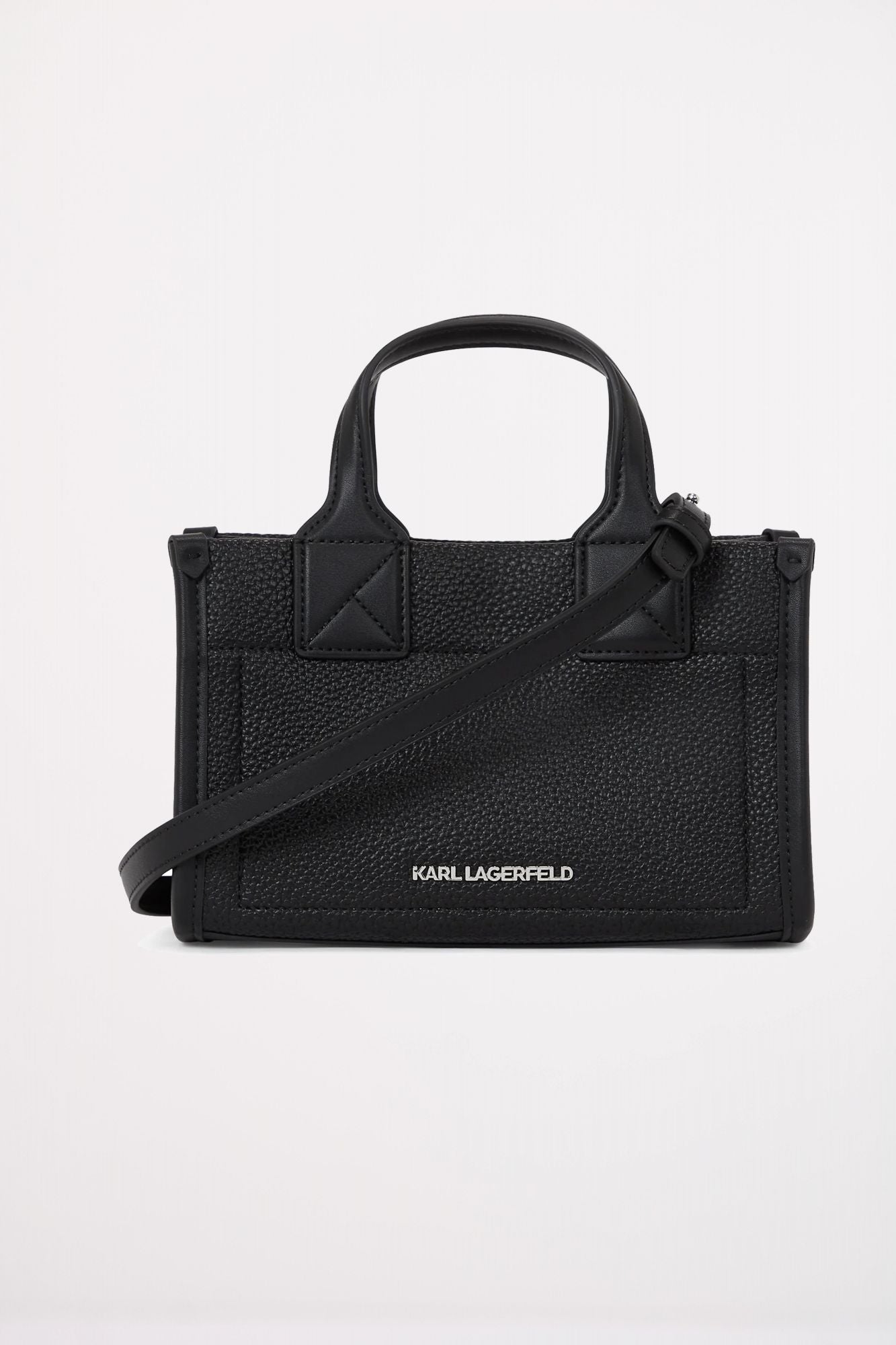 KARL LAGERFELD  K SKUARE SM TOTE GRAINY  en color NEGRO (2)