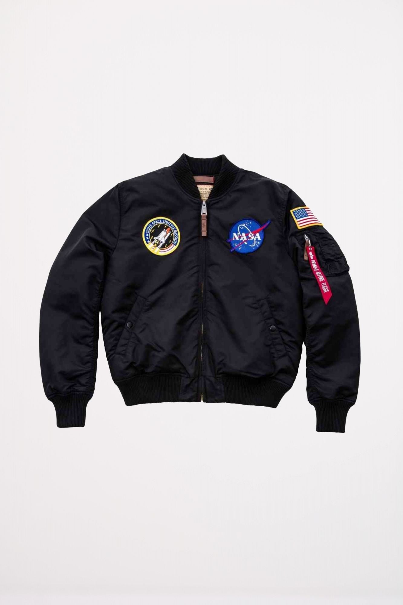 ALPHA INDUSTRIES  MA1 VF NASA  en color NEGRO (2)