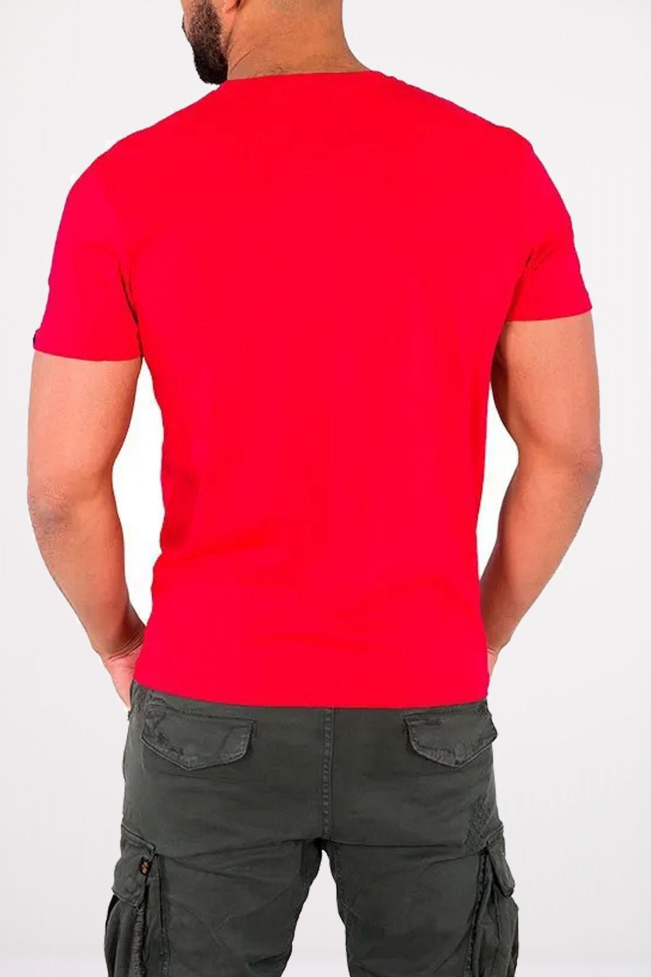 ALPHA INDUSTRIES TEE-SHIRT en color ROJO (3)