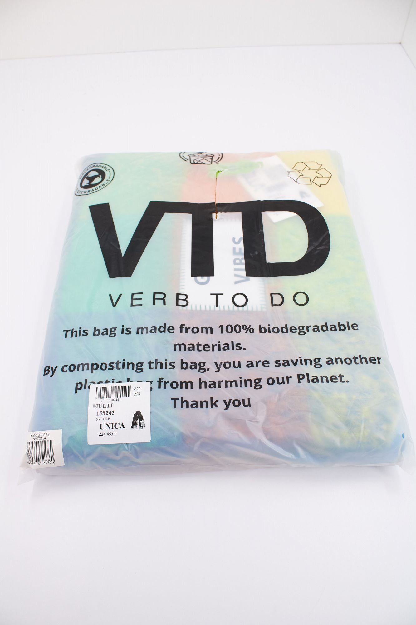 VERB TO DO  GOOD VIBES en color MULTICOLOR (4)
