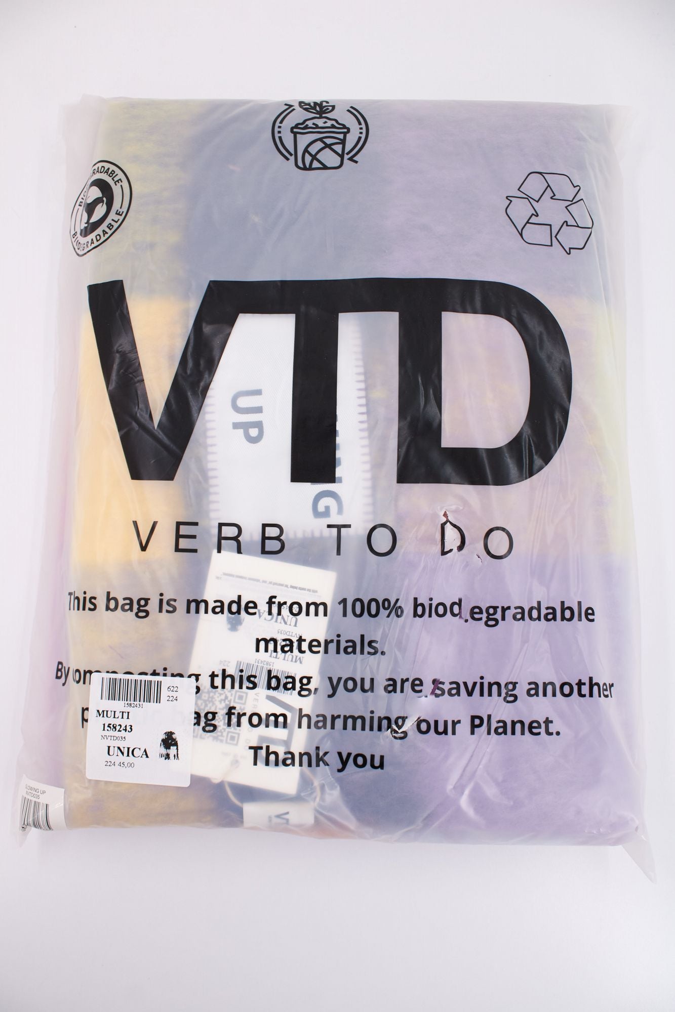 VERB TO DO GLOWING UP en color MULTICOLOR (4)