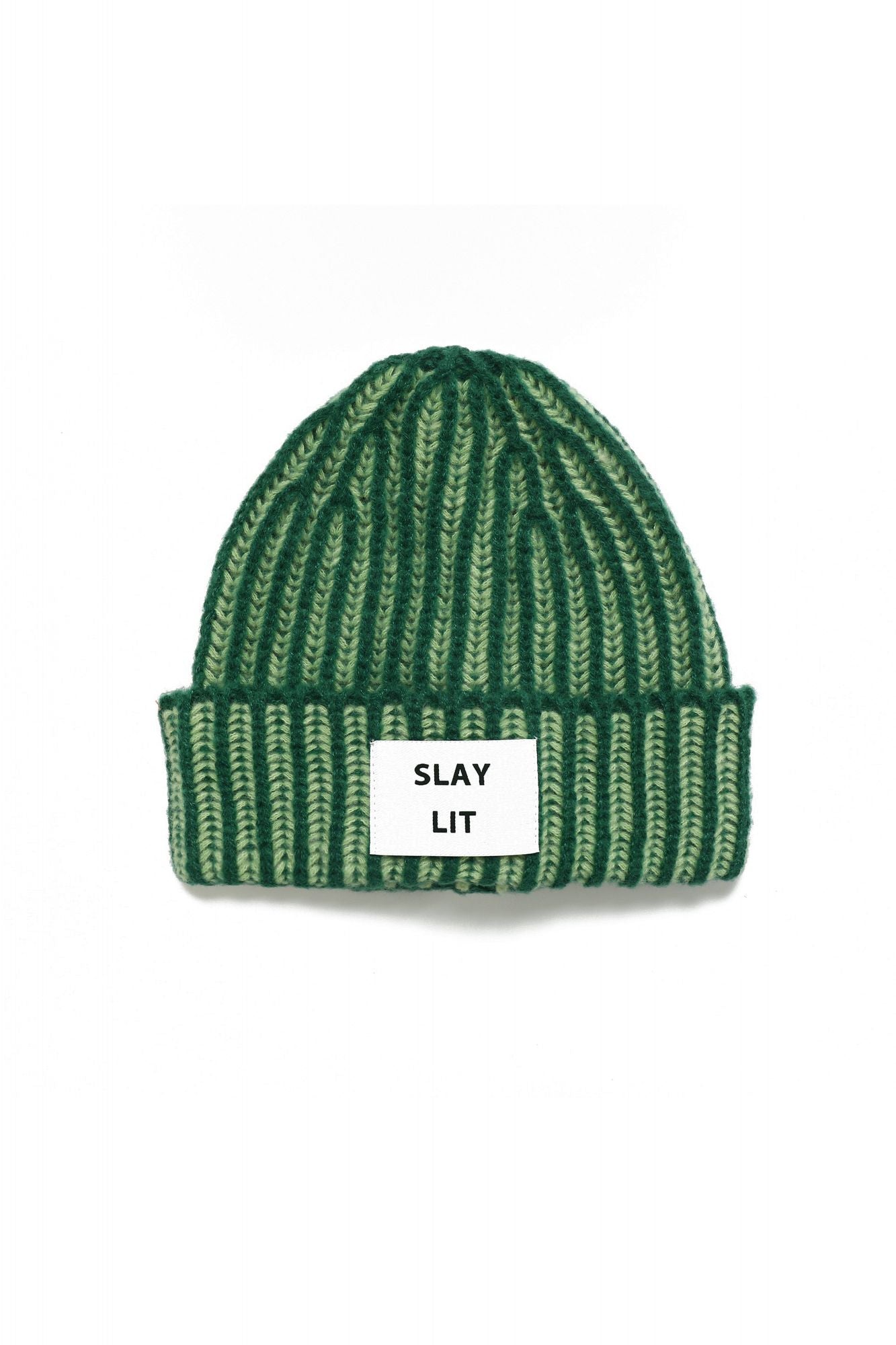 VERB TO DO HAT STAY LIT en color VERDE (1)