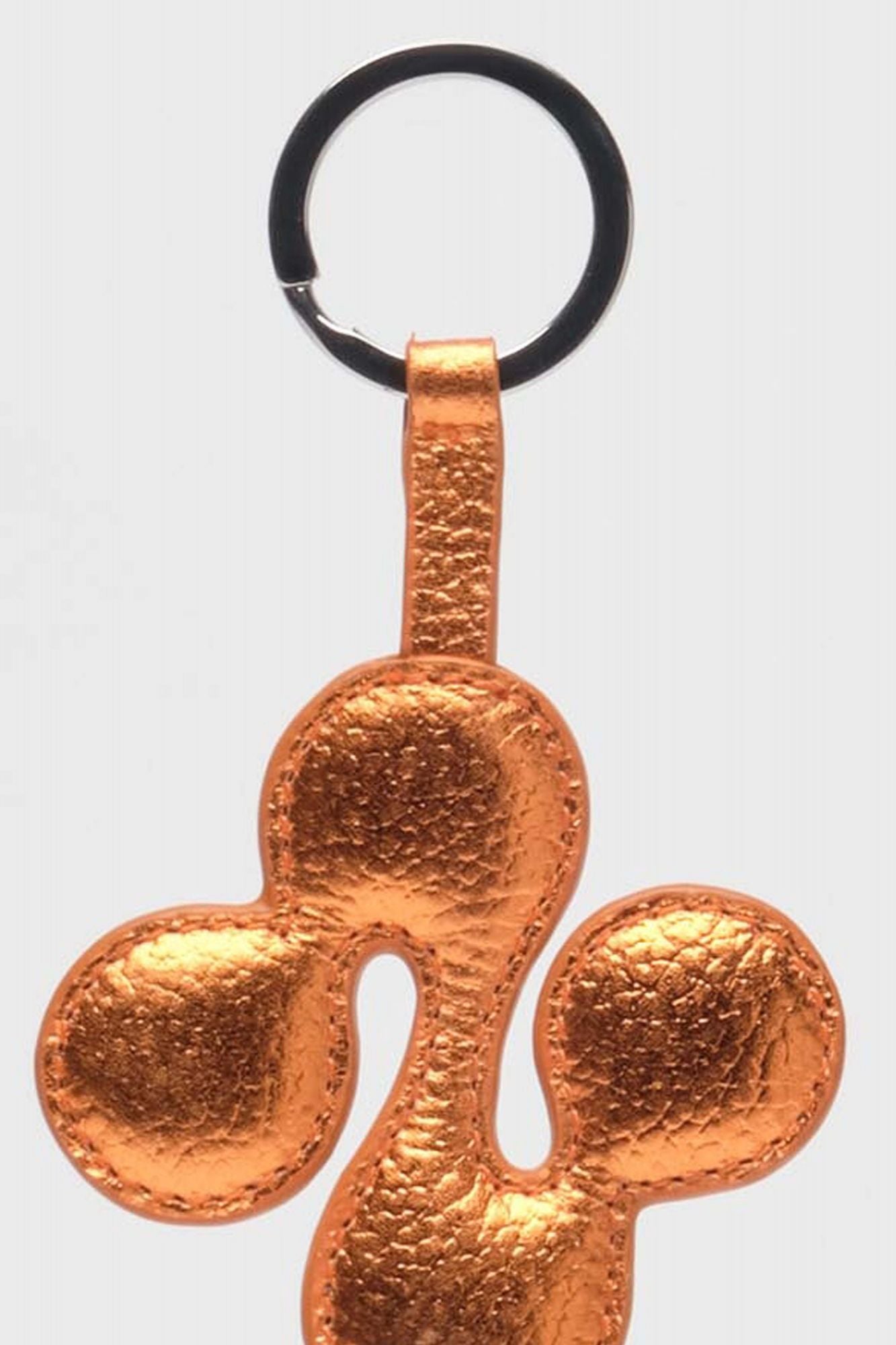 NUNOO SMALL LOGO KEYRING en color NARANJA (2)