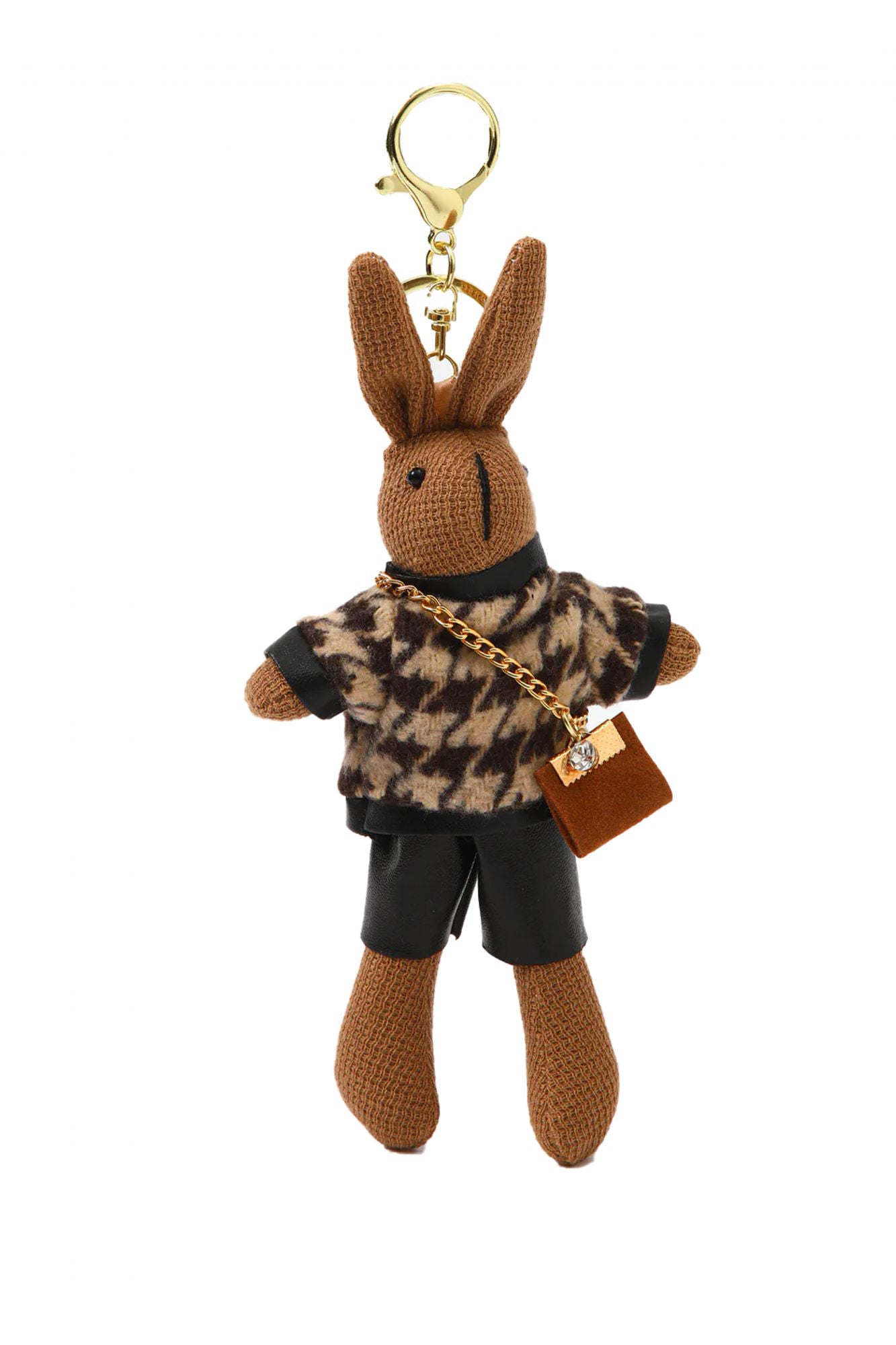 STICKY BESTIE  TEDDY BAG CHARM en color MARRON (1)