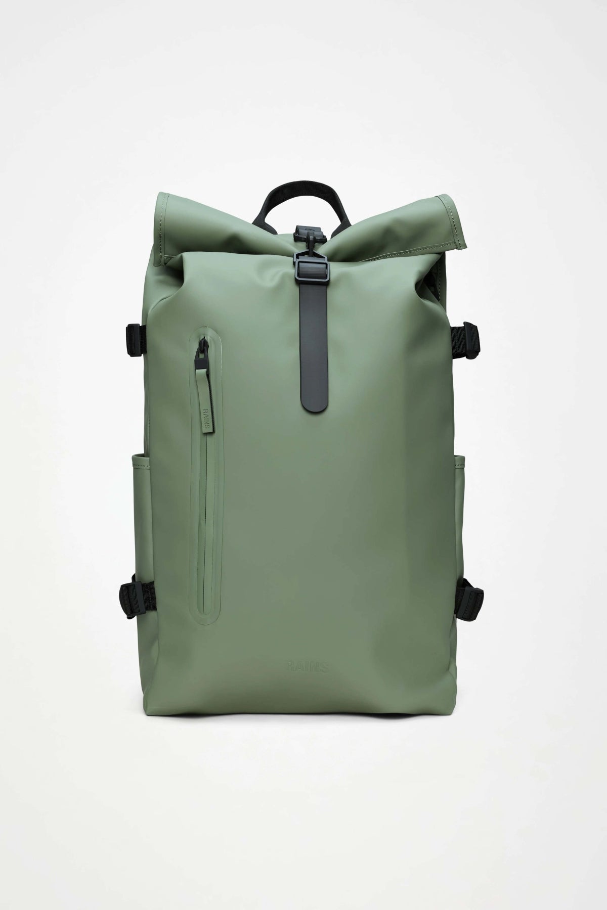 RAINS ROLLTOP RUCKSACK W3 en color VERDE (1)