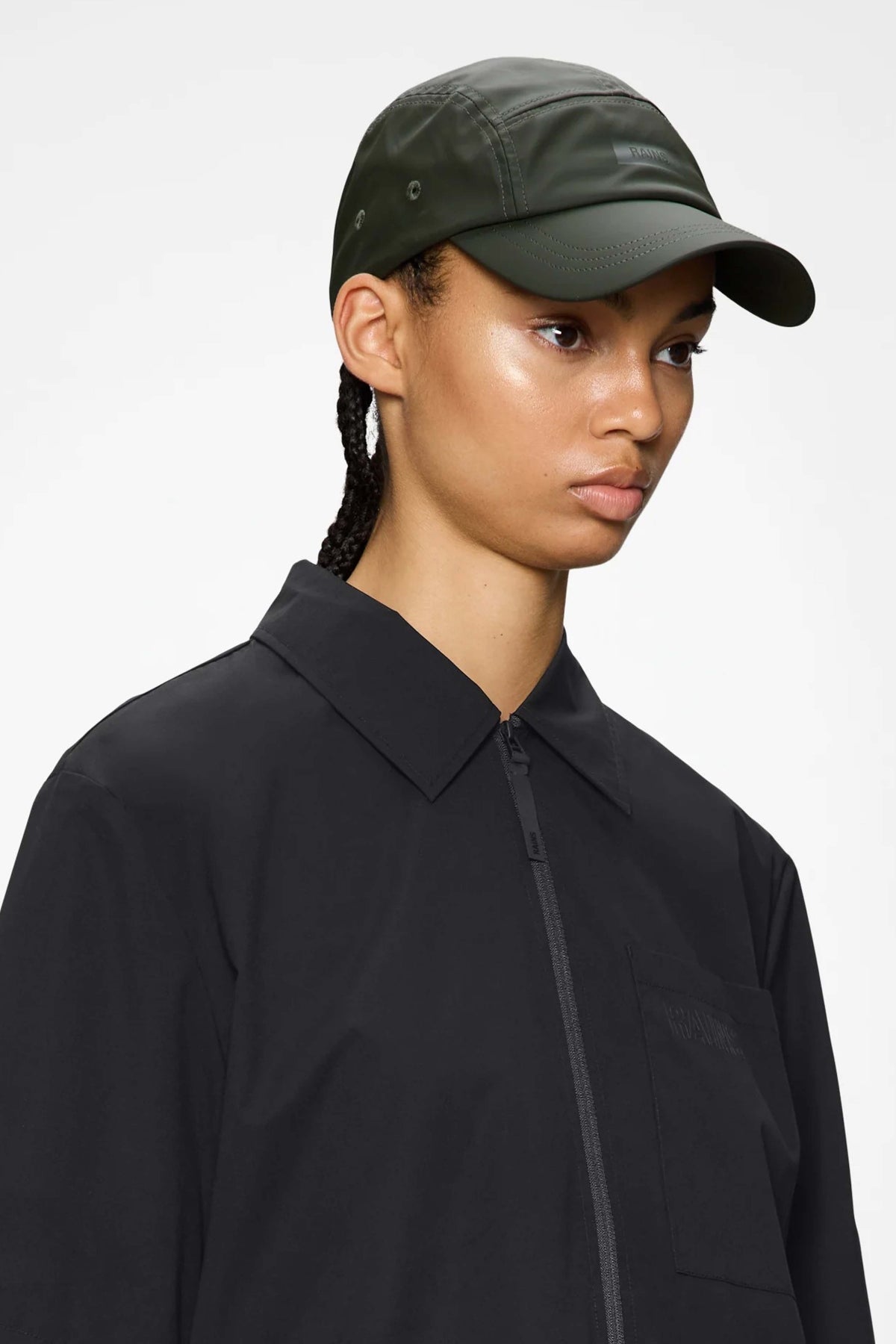 RAINS PANEL CAP W1 en color VERDE (2)