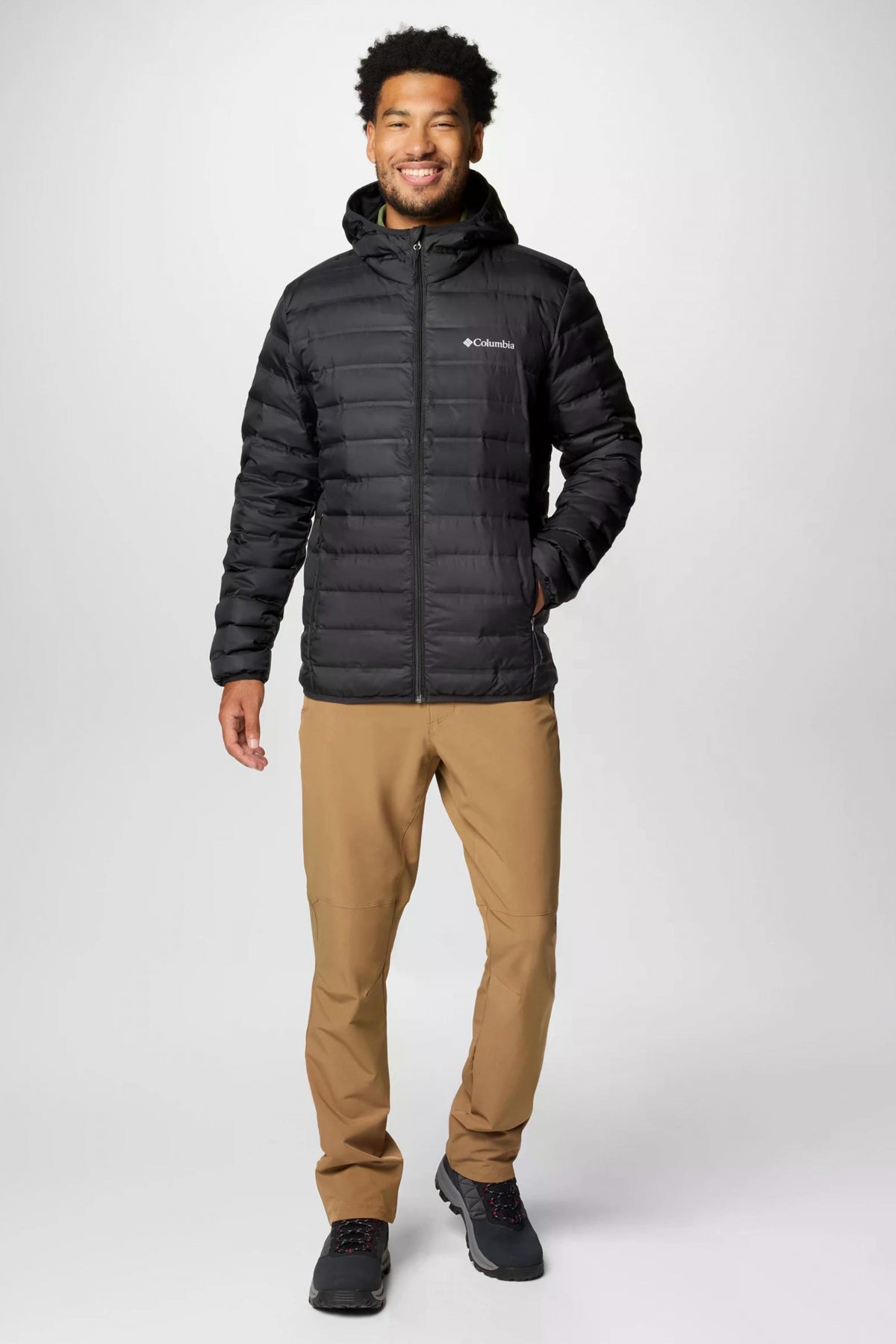 COLUMBIA LAKE 22 II DOWN HOODED JACKET en color NEGRO (4)