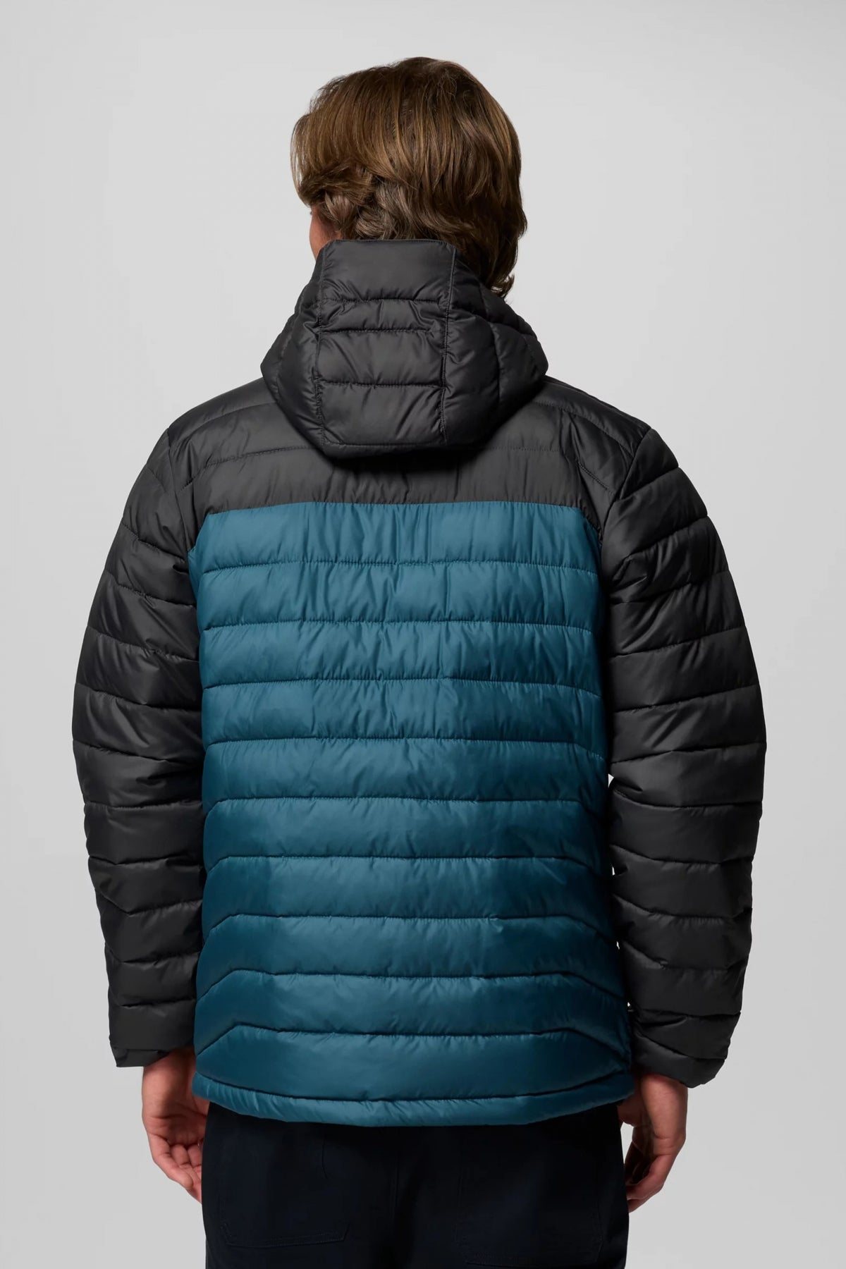 COLUMBIA POWDER LITE II HOODED JAC en color AZUL (3)
