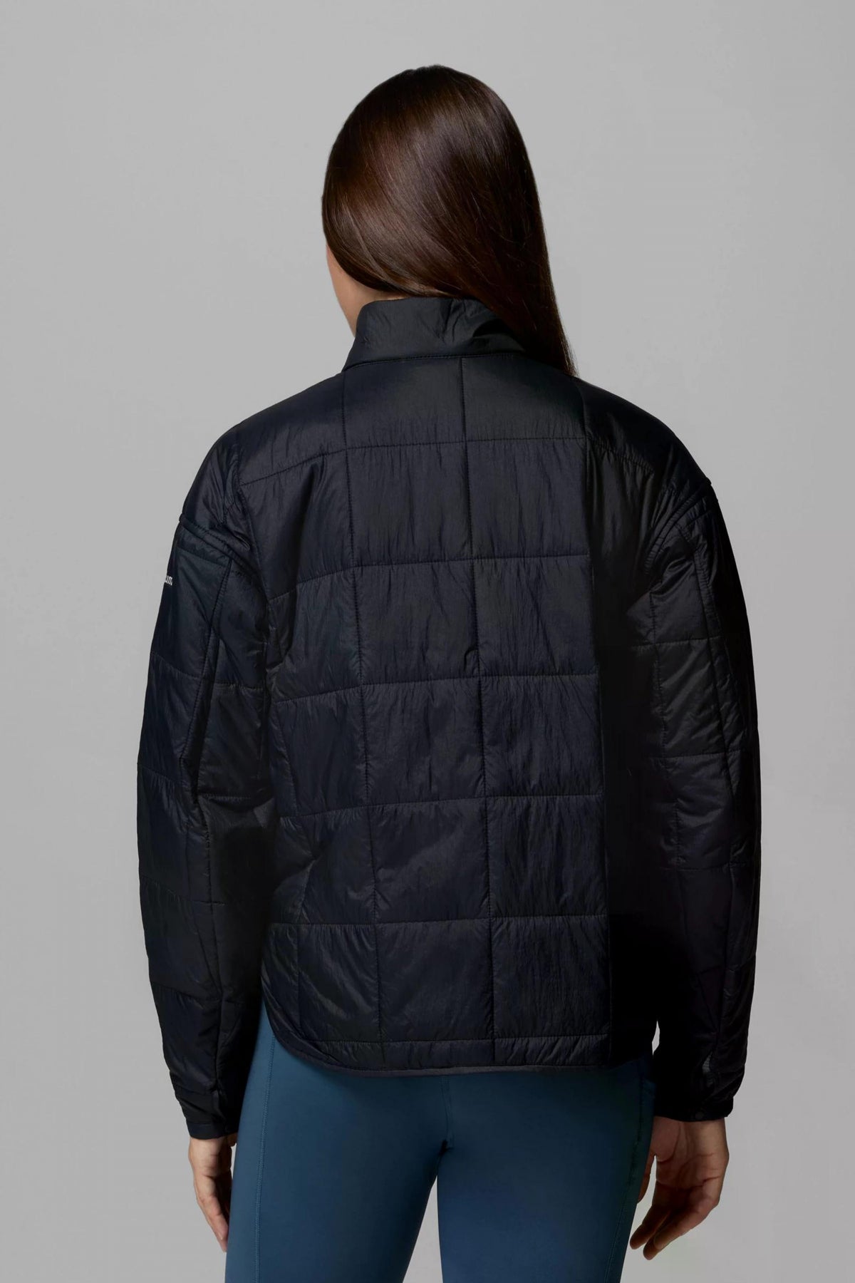 COLUMBIA SIENNA HILL QUILTED JACKET en color NEGRO (2)