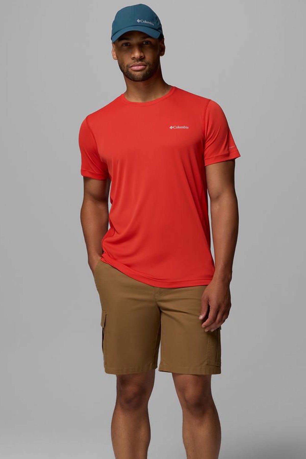 COLUMBIA  RULES LIGHT SS CREW  en color NARANJA (2)