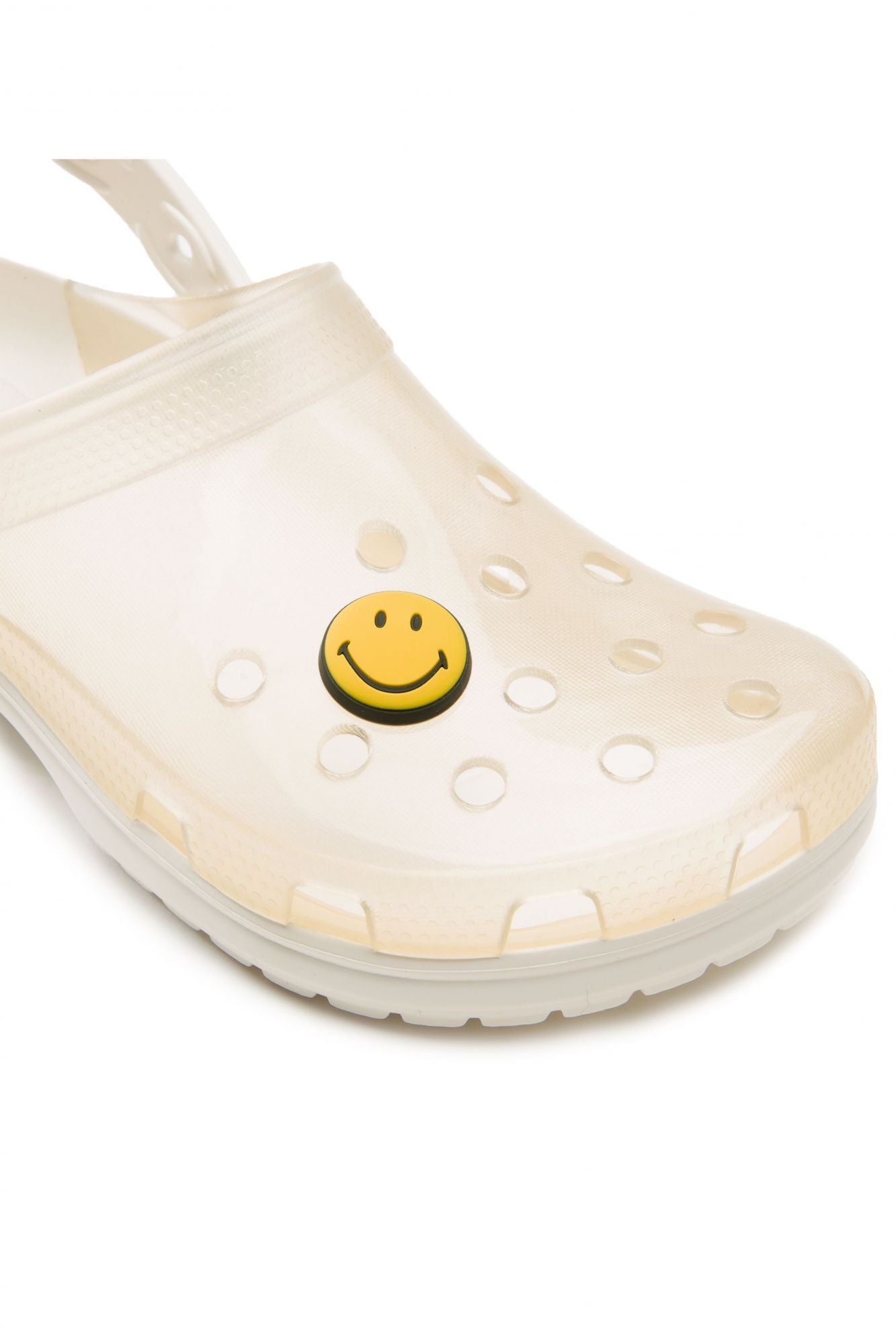 CROCS JIBBITS CHARMS  SMILEY BRAND SMILEY FACE en color AMARILLO (2)