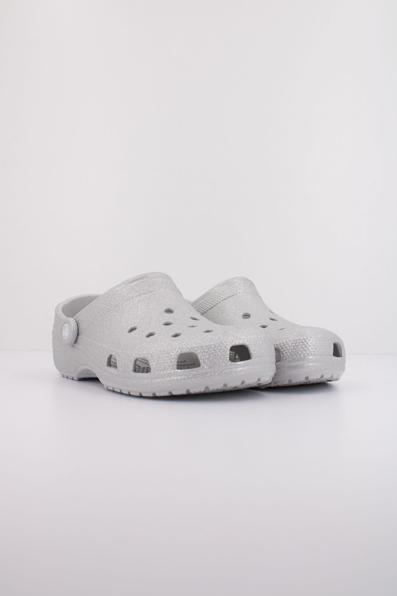 CROCS  CLASSIC GLITTER CLOG en color GRIS (2)