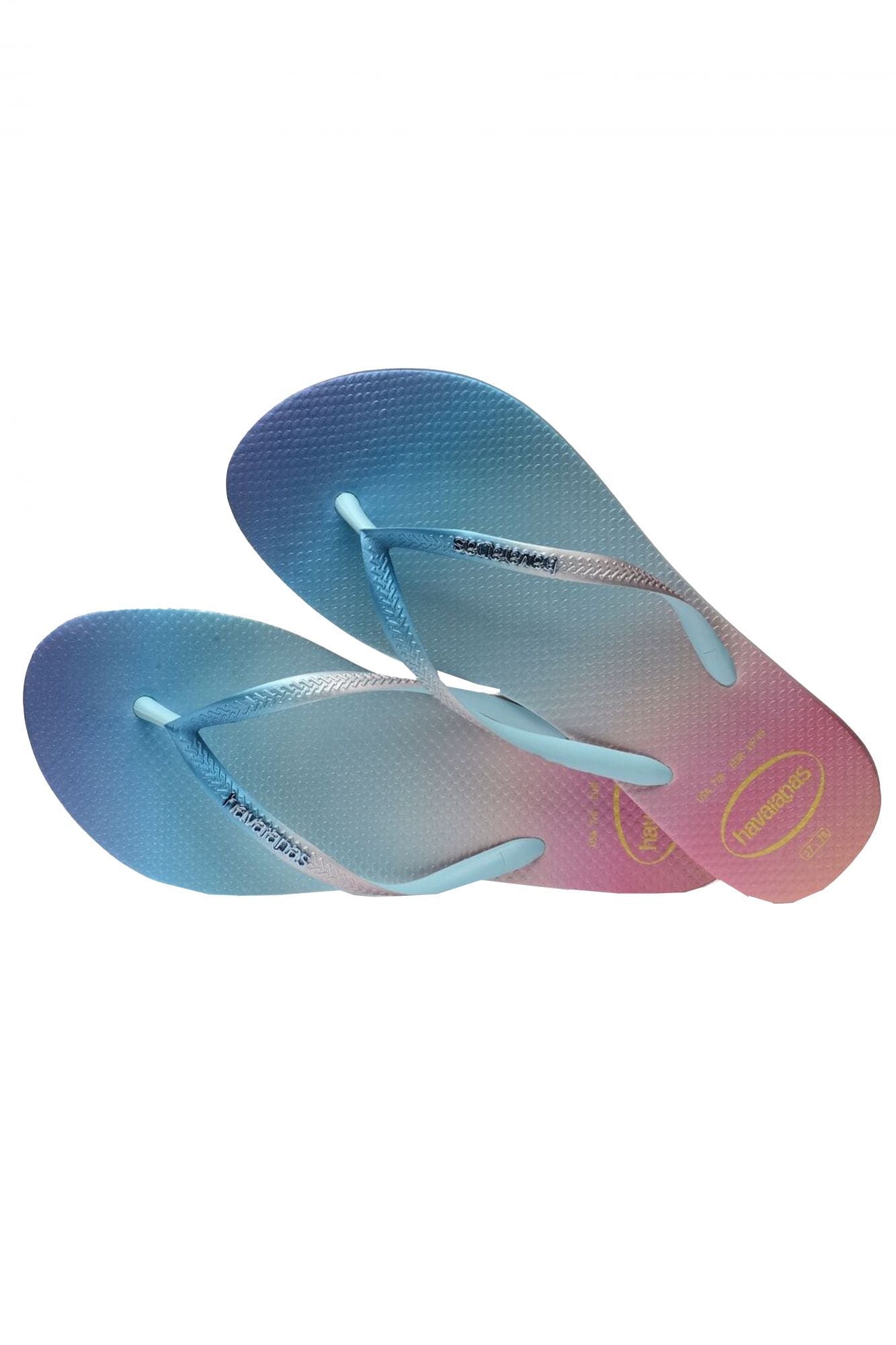 HAVAIANAS SLIM GRADIENT SUNSET en color AZUL (3)