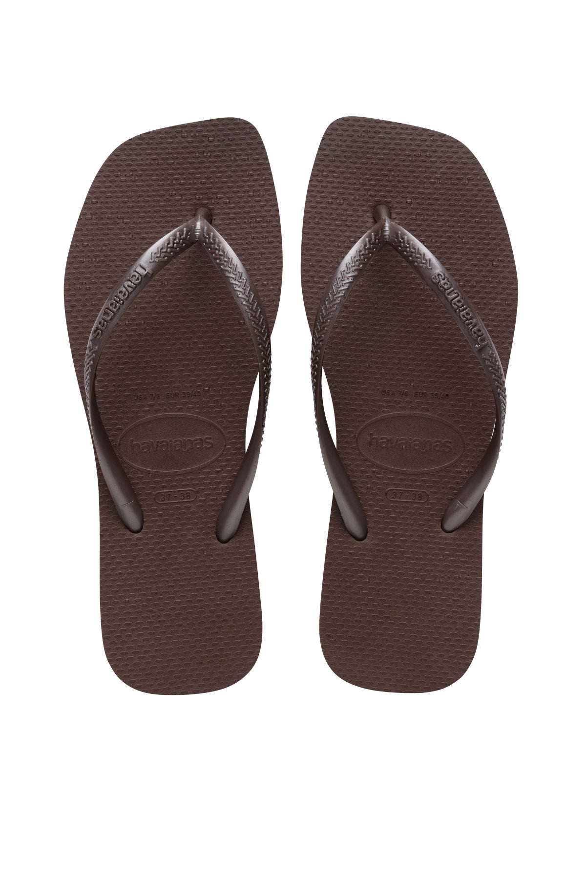HAVAIANAS SQUARE en color MARRON (1)