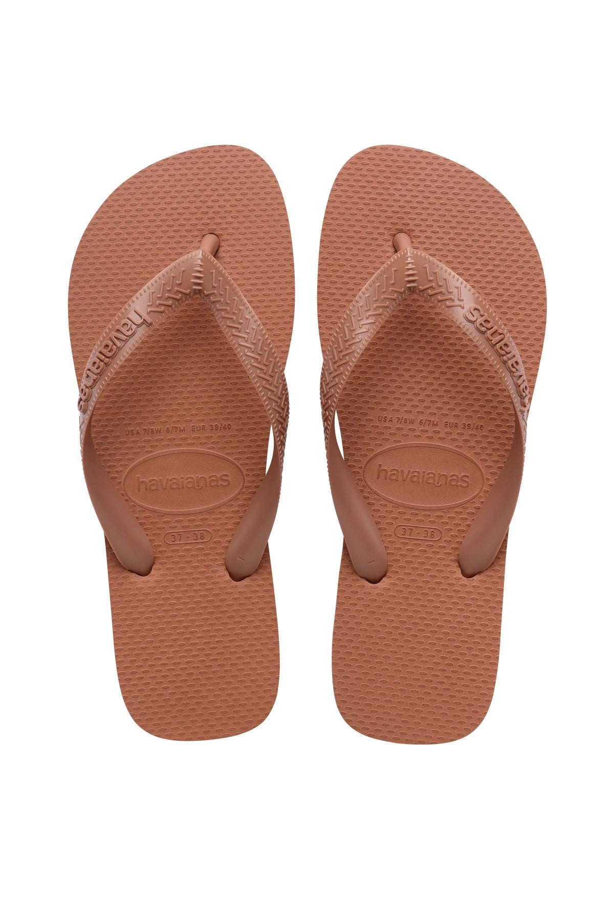 HAVAIANAS TOP SENSES en color MARRON (1)