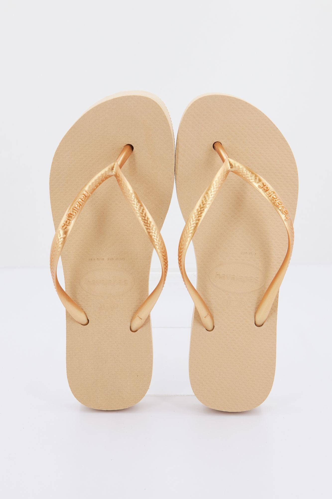 HAVAIANAS SLIM PLATFORM en color ORO (1)