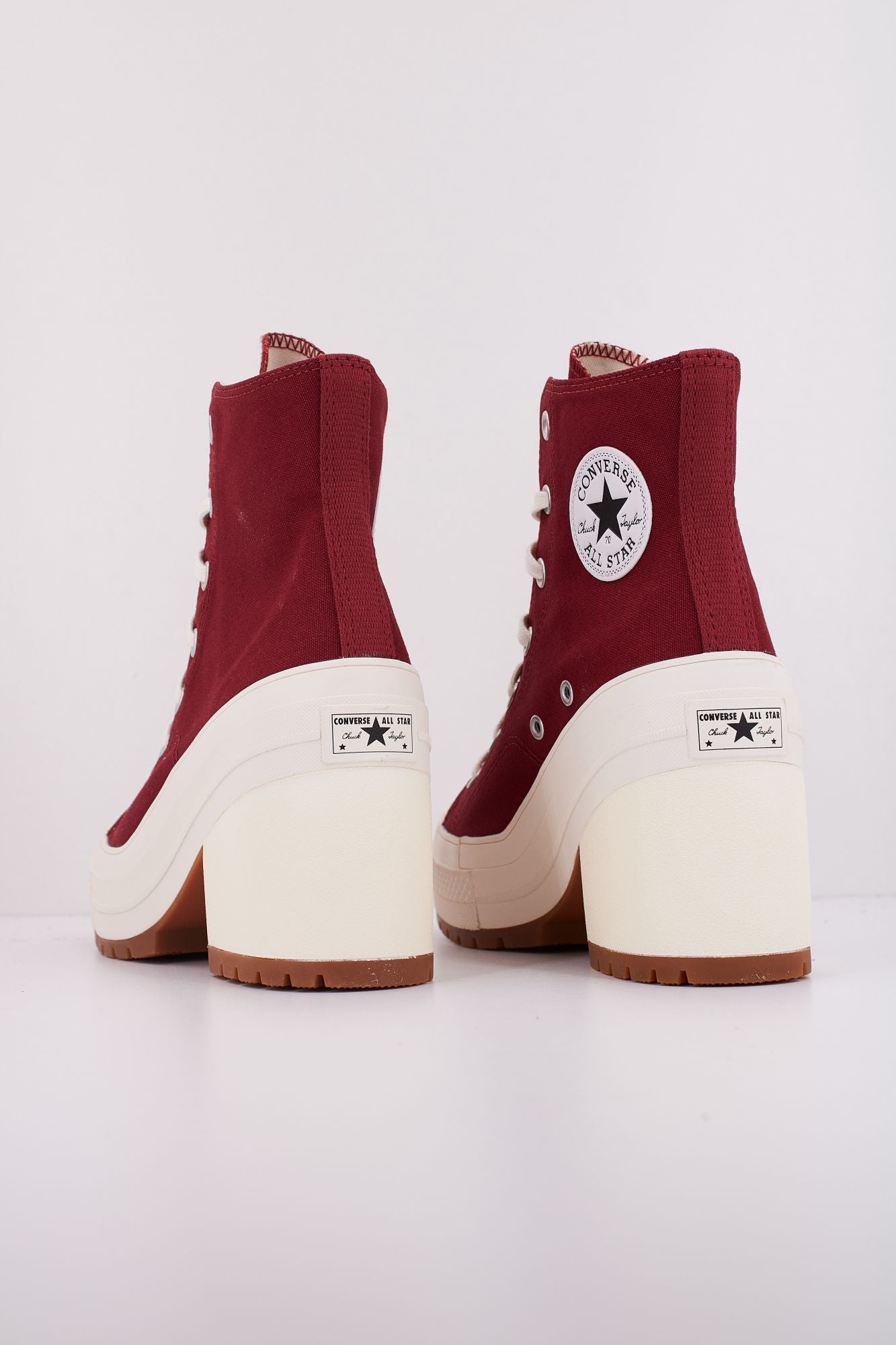 CONVERSE CHUCK 70 DE LUXE HEEL en color ROJO (4)