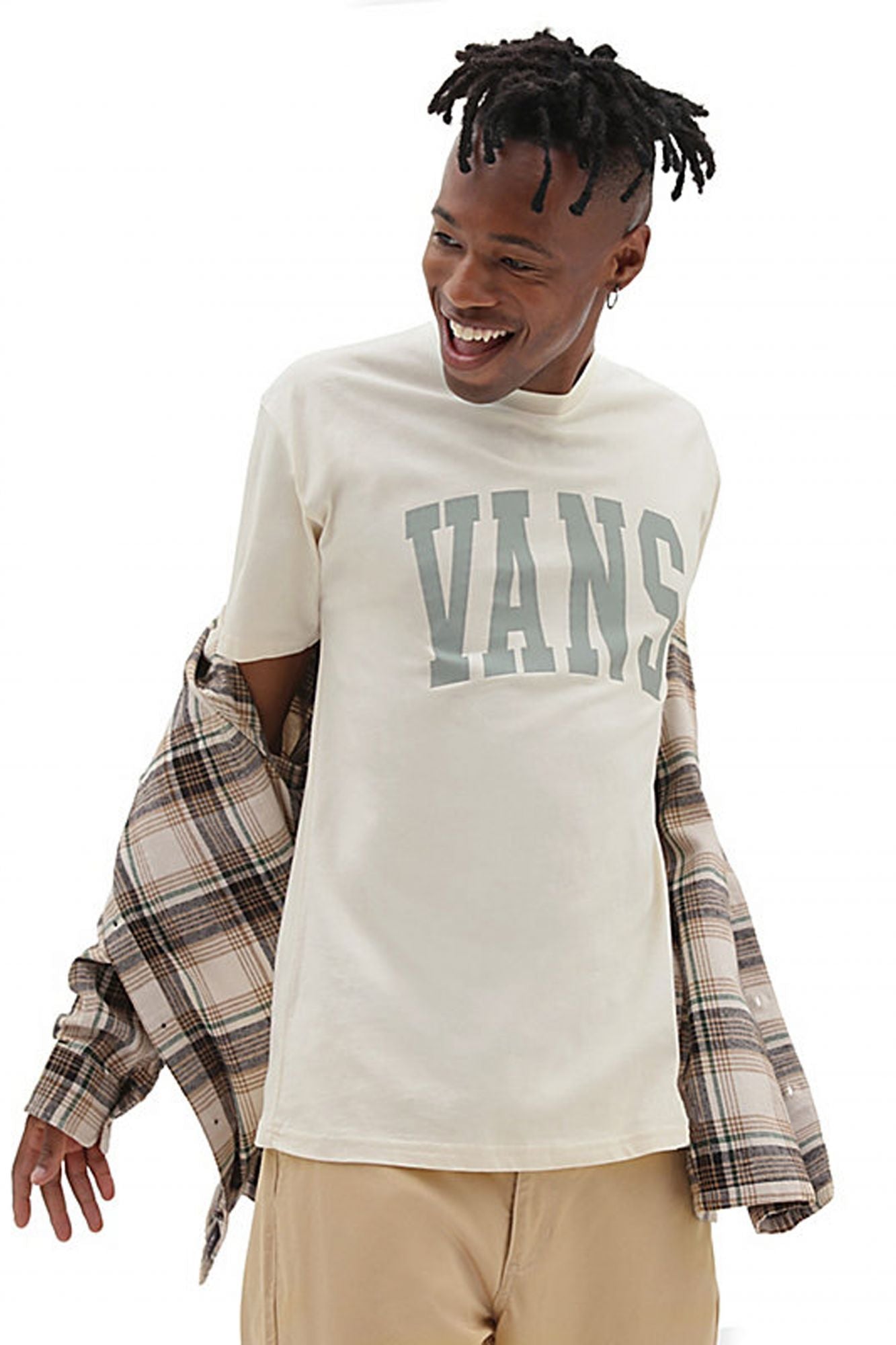 VANS VARSITY TYPE SS TEE en color BEIS (1)