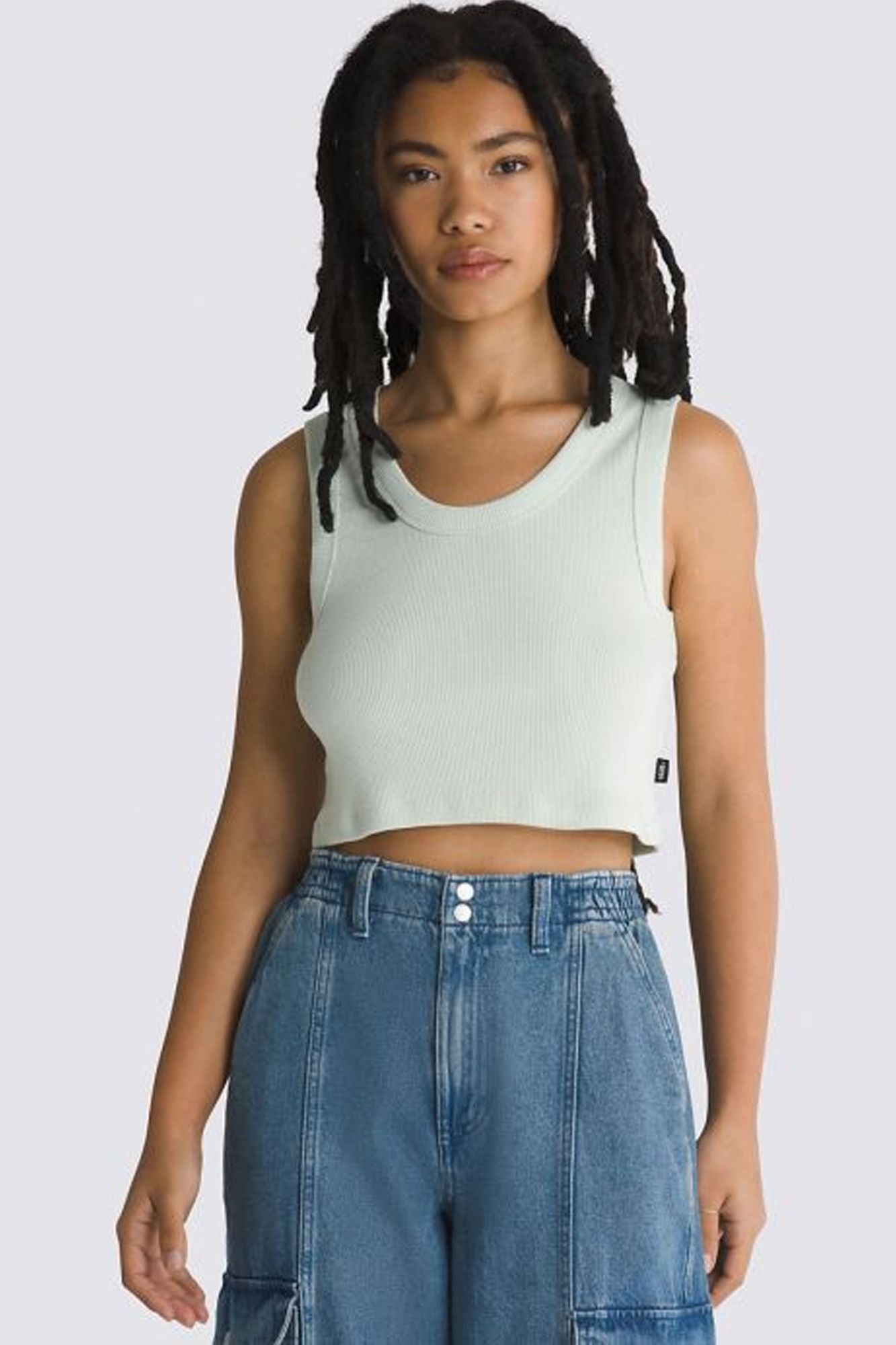 VANS  DREW RIB TANK en color VERDE (1)
