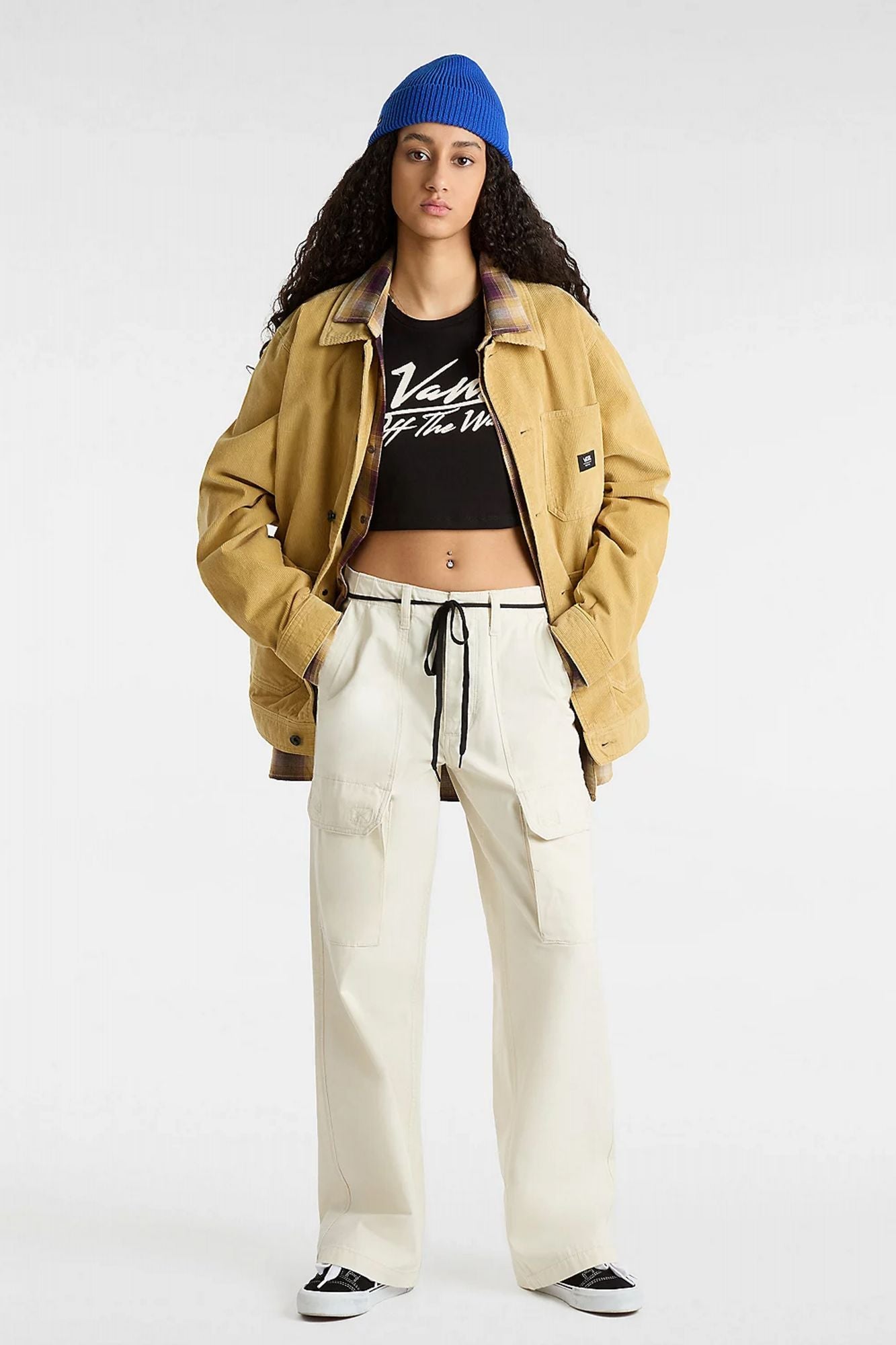 VANS  GO ANYWHERE CREW CROP en color NEGRO (4)