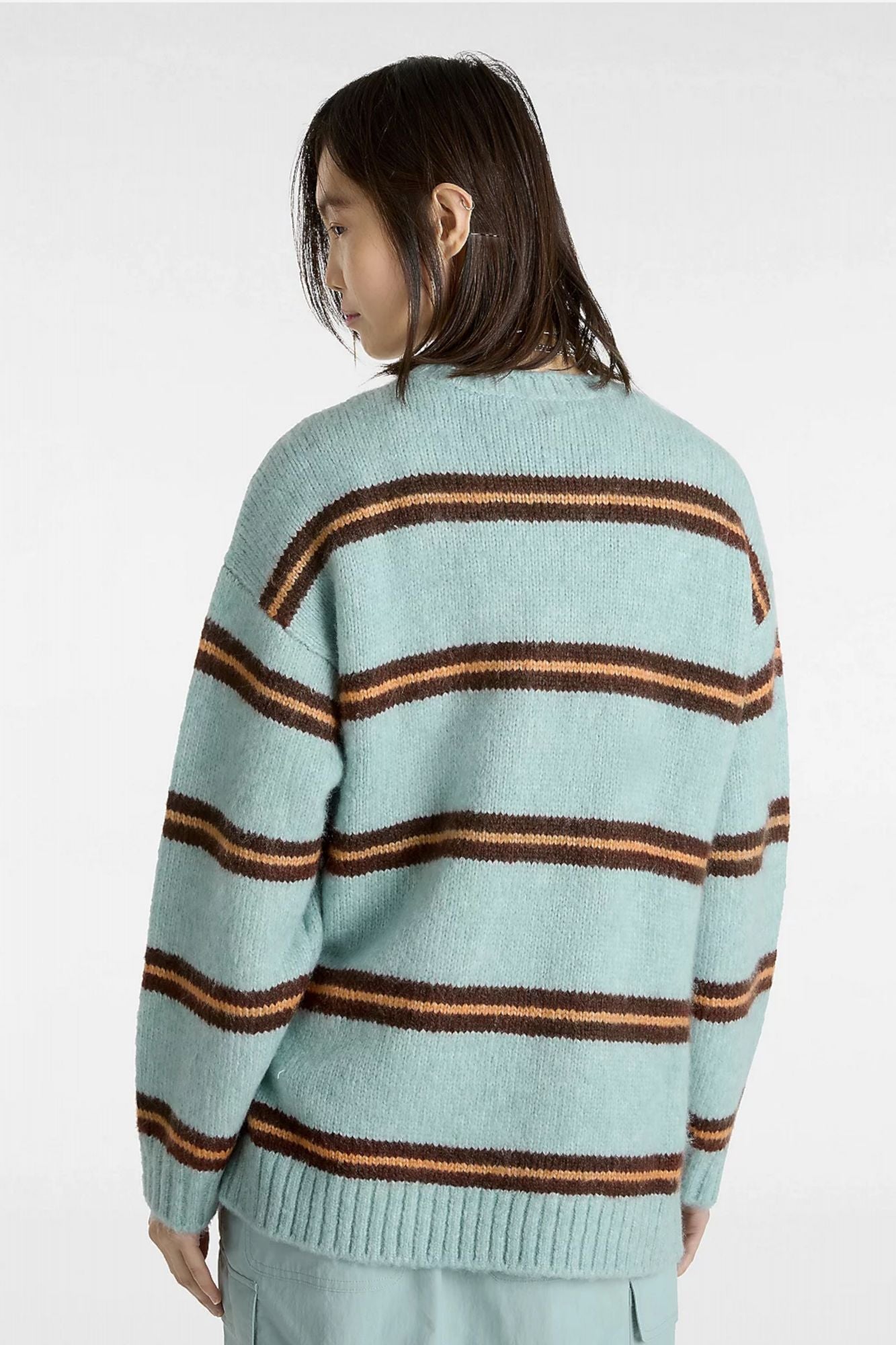 VANS SUZIE STRIPE CREW en color VERDE (3)