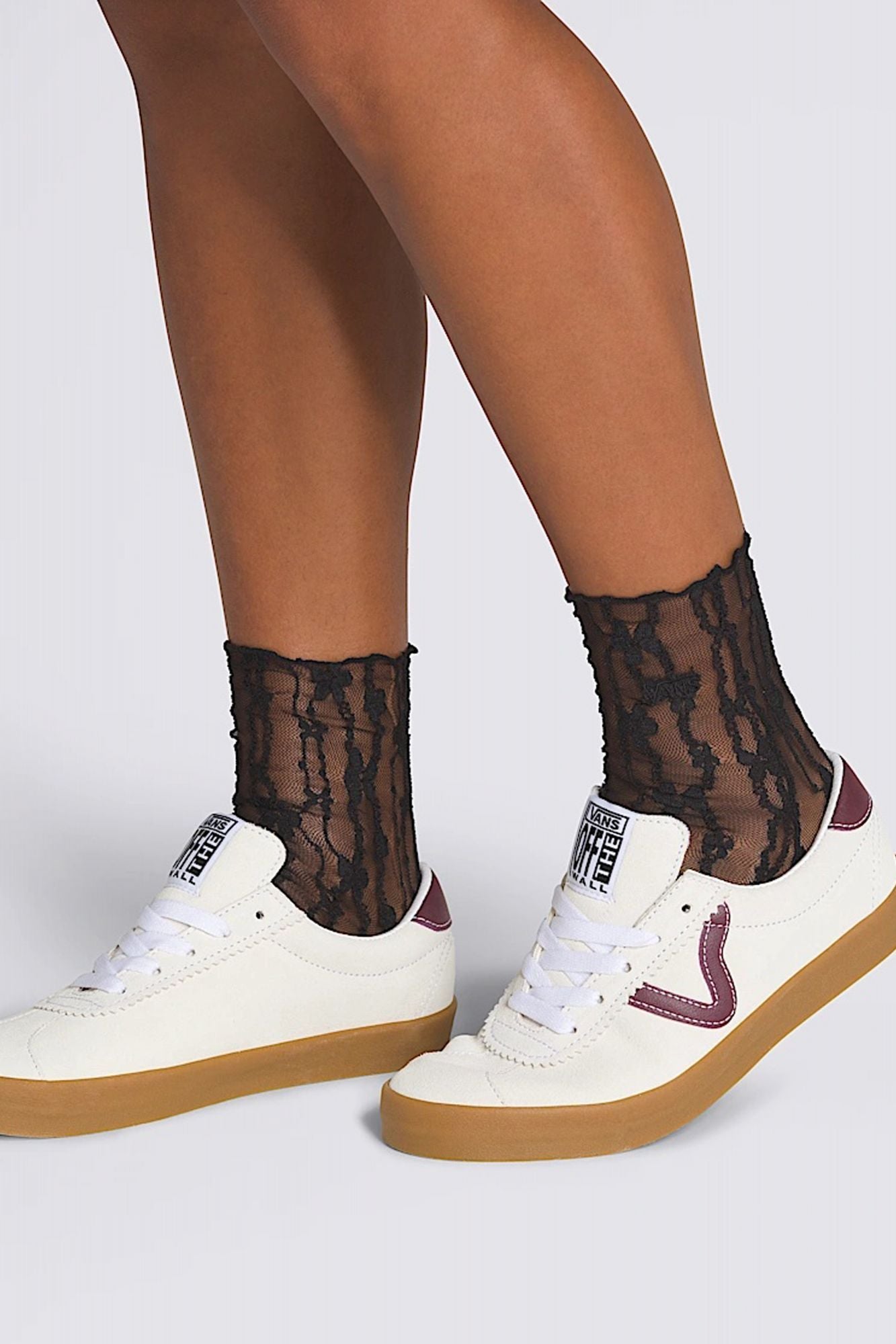VANS  LACY HALF CREW en color NEGRO (2)