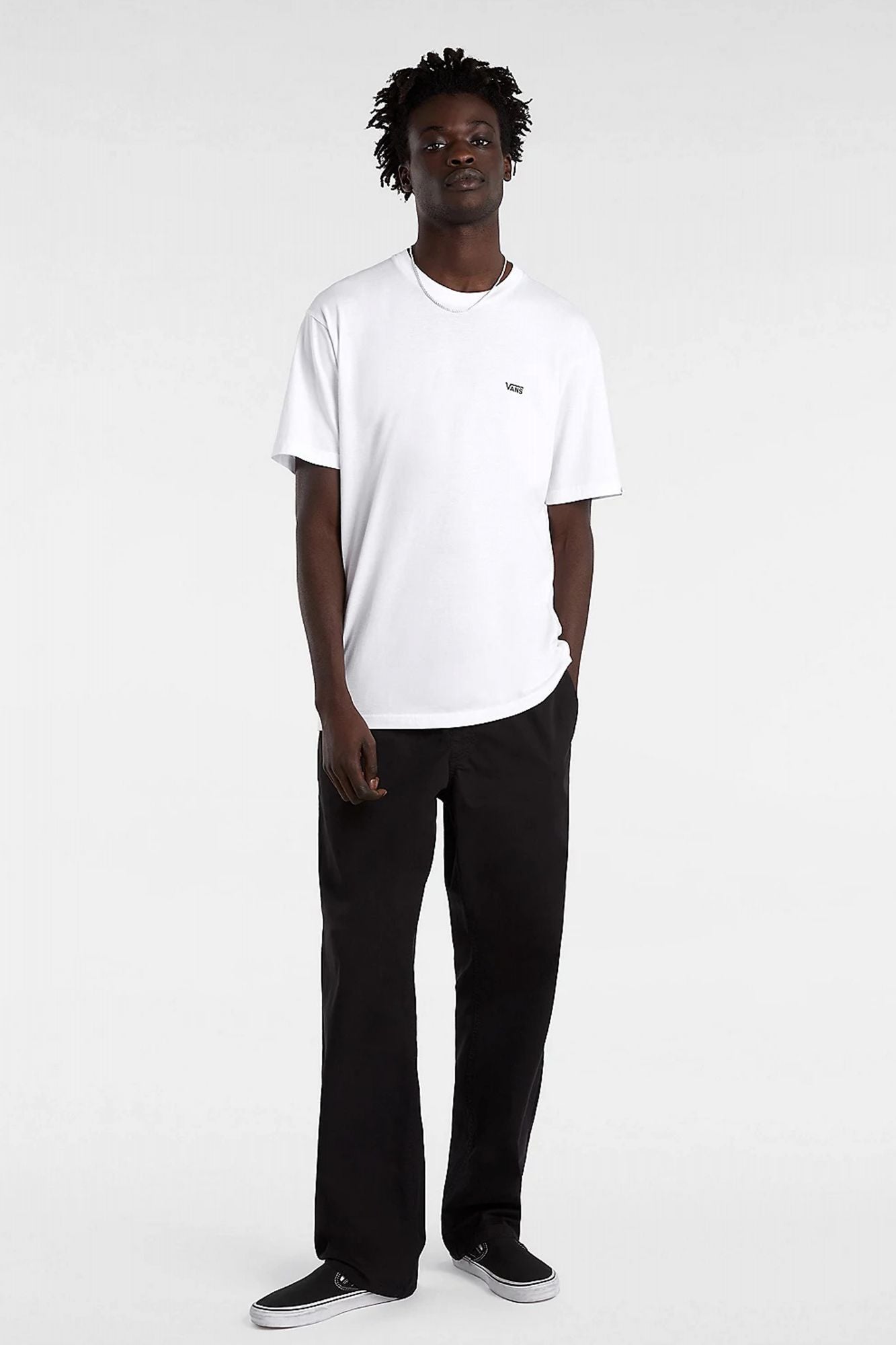 VANS LEFT CHEST II LOOSE SS en color BLANCO (4)