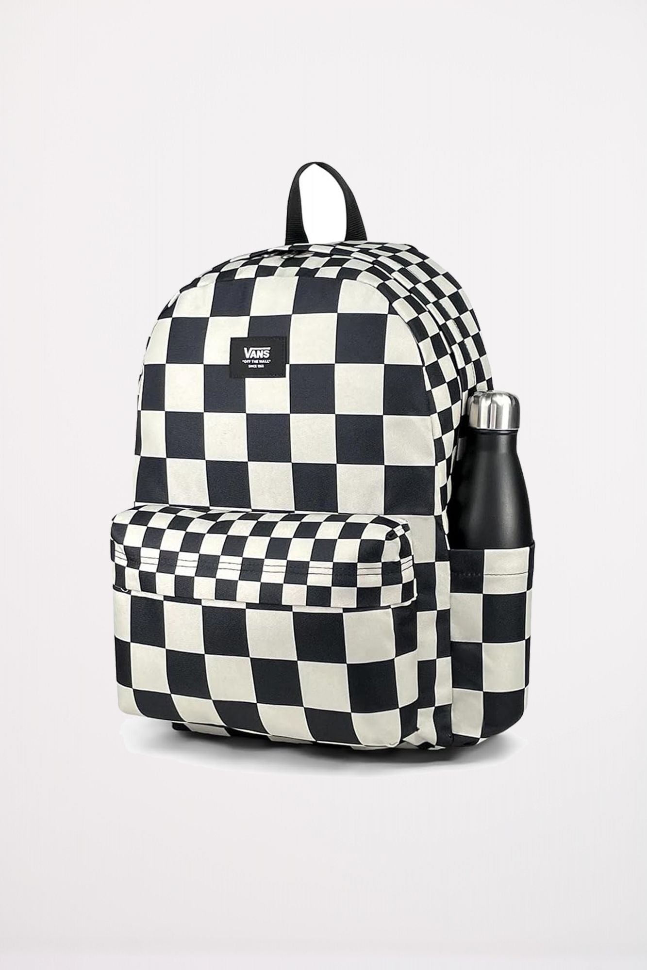 VANS OLD SKOOL CHECK BACKPA en color NEGRO (2)