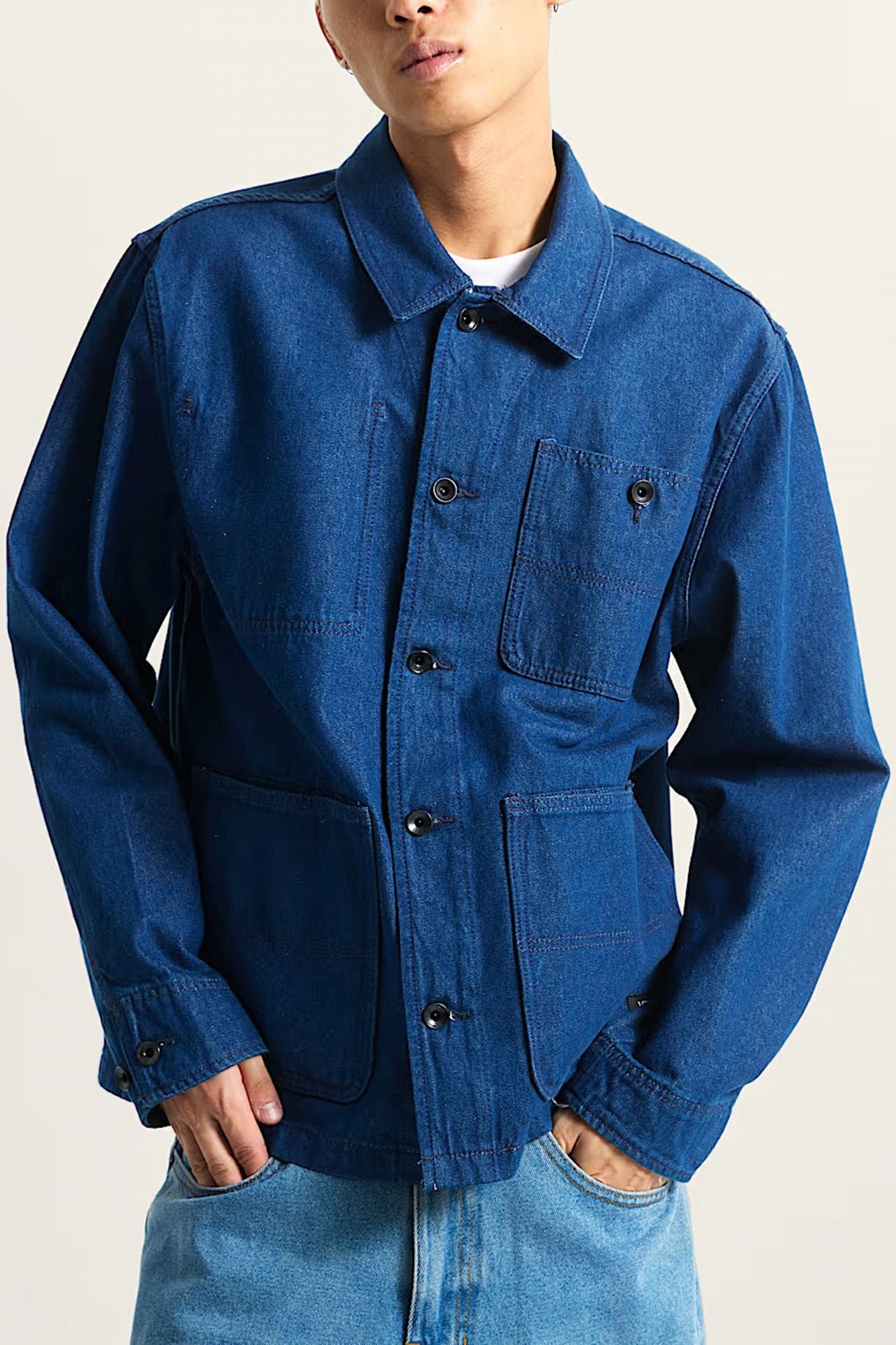 VANS DRILL CHORE DENIM JACK en color AZUL (1)