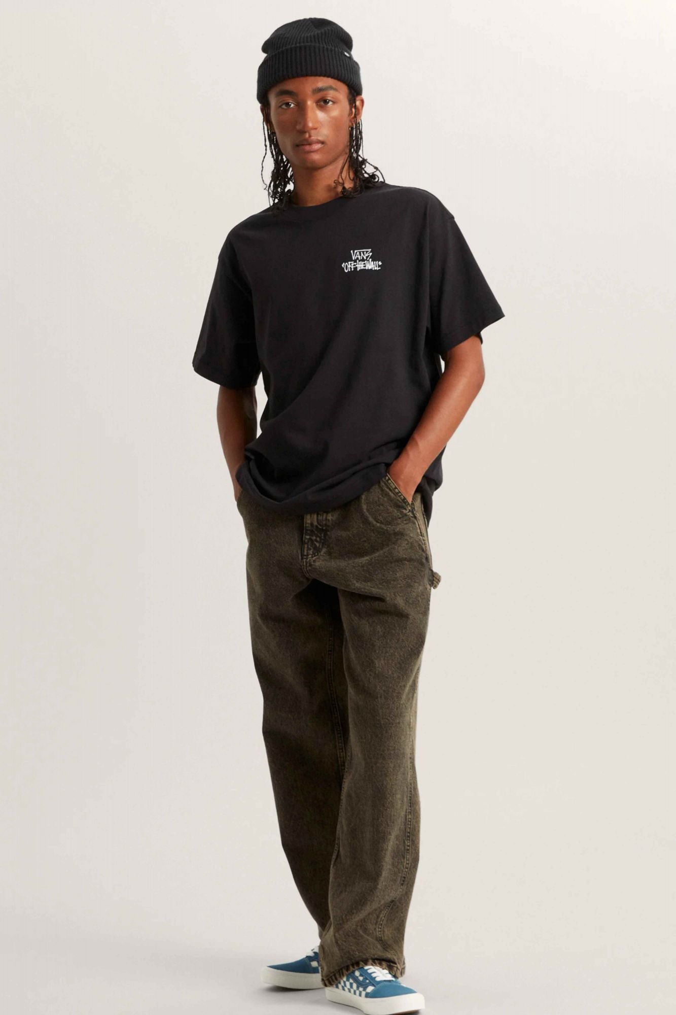 VANS CLASSIC T-SHIRT en color NEGRO (4)