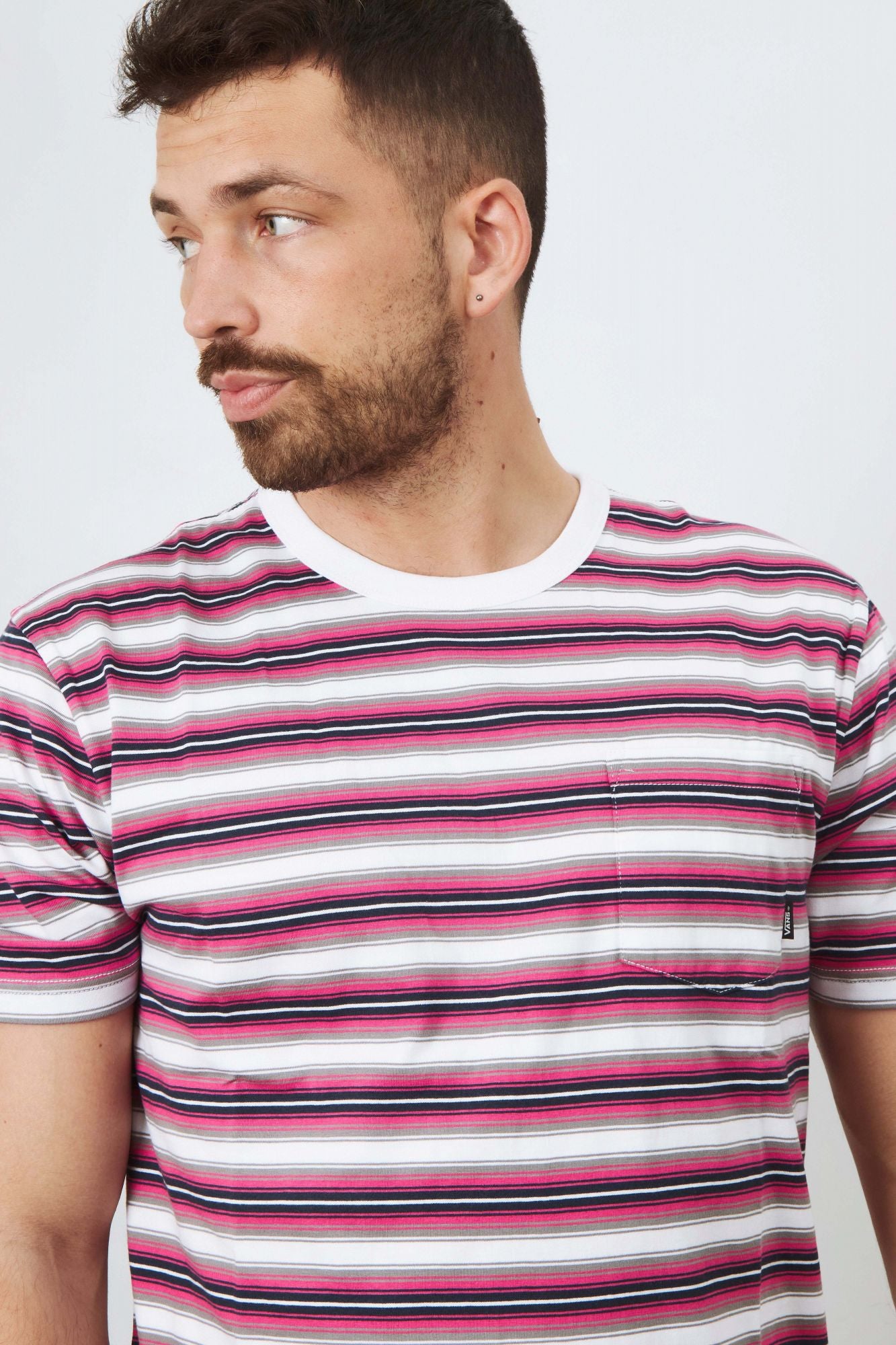 VANS KNOLLWOOD STRIPE en color ROSA (4)