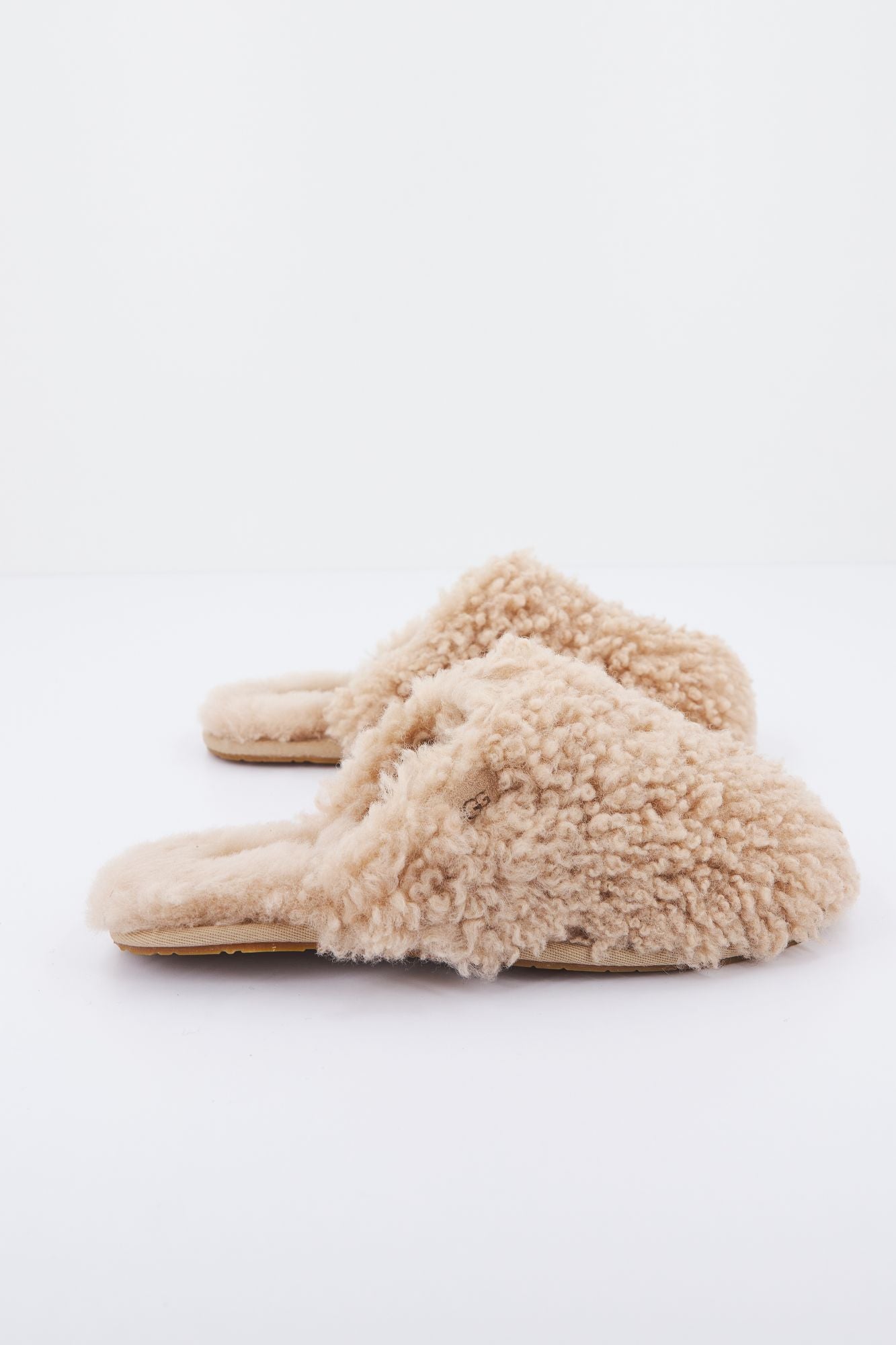 UGG W MAXI CURLY SLIDE en color MARRON (1)