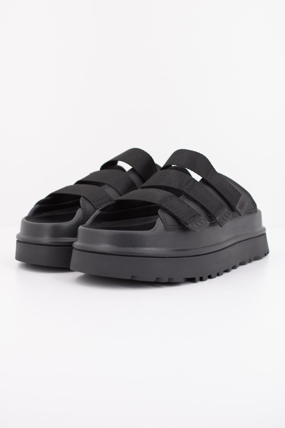 UGG  W GOLDEN GLOW SLIDE en color NEGRO (2)