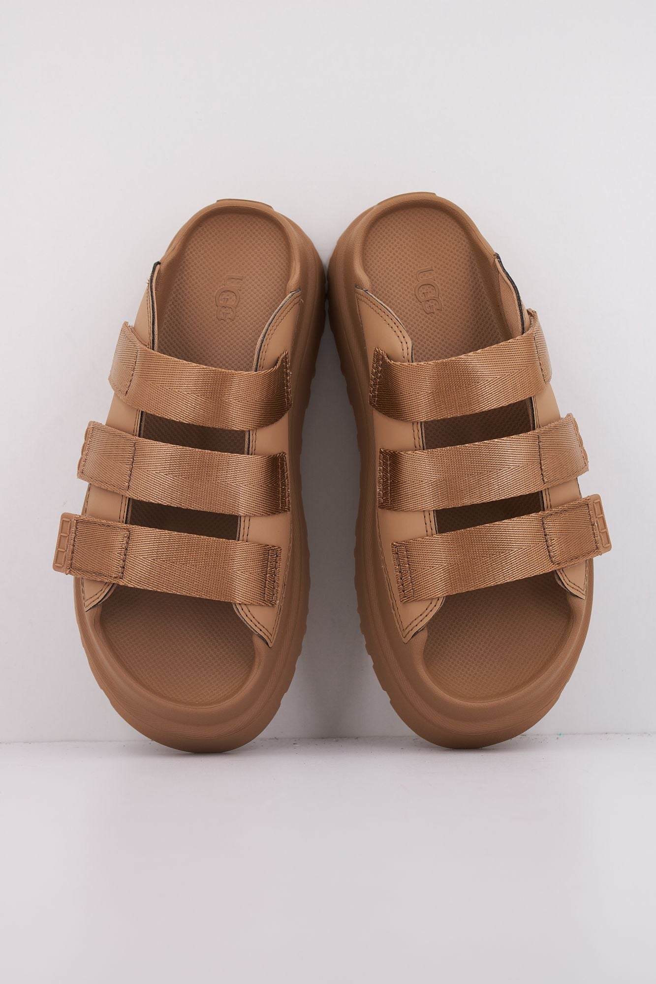 UGG  W GOLDEN GLOW SLIDE en color MARRON (3)