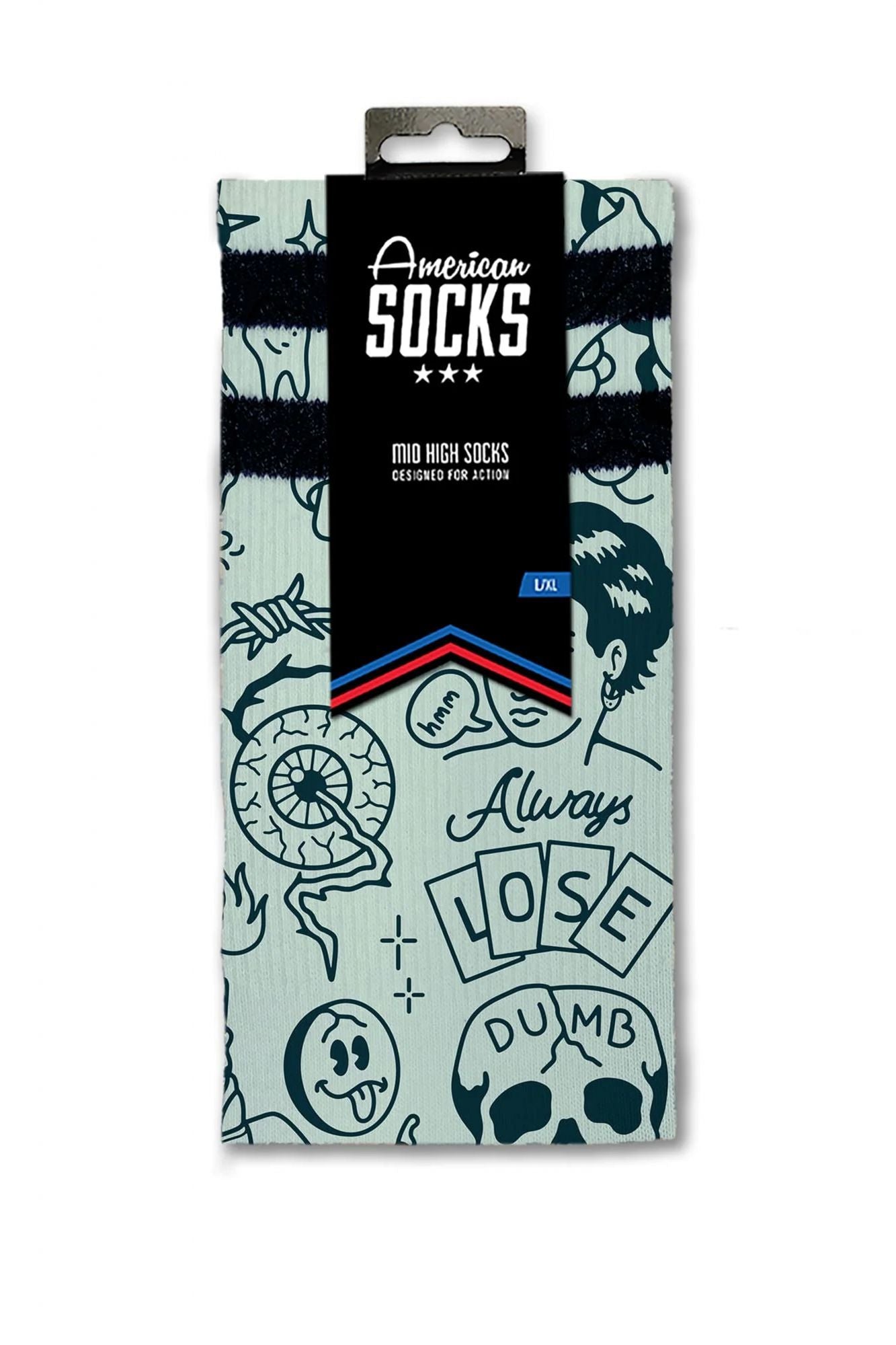 AMERICAN SOCKS FOMO en color MULTICOLOR (3)