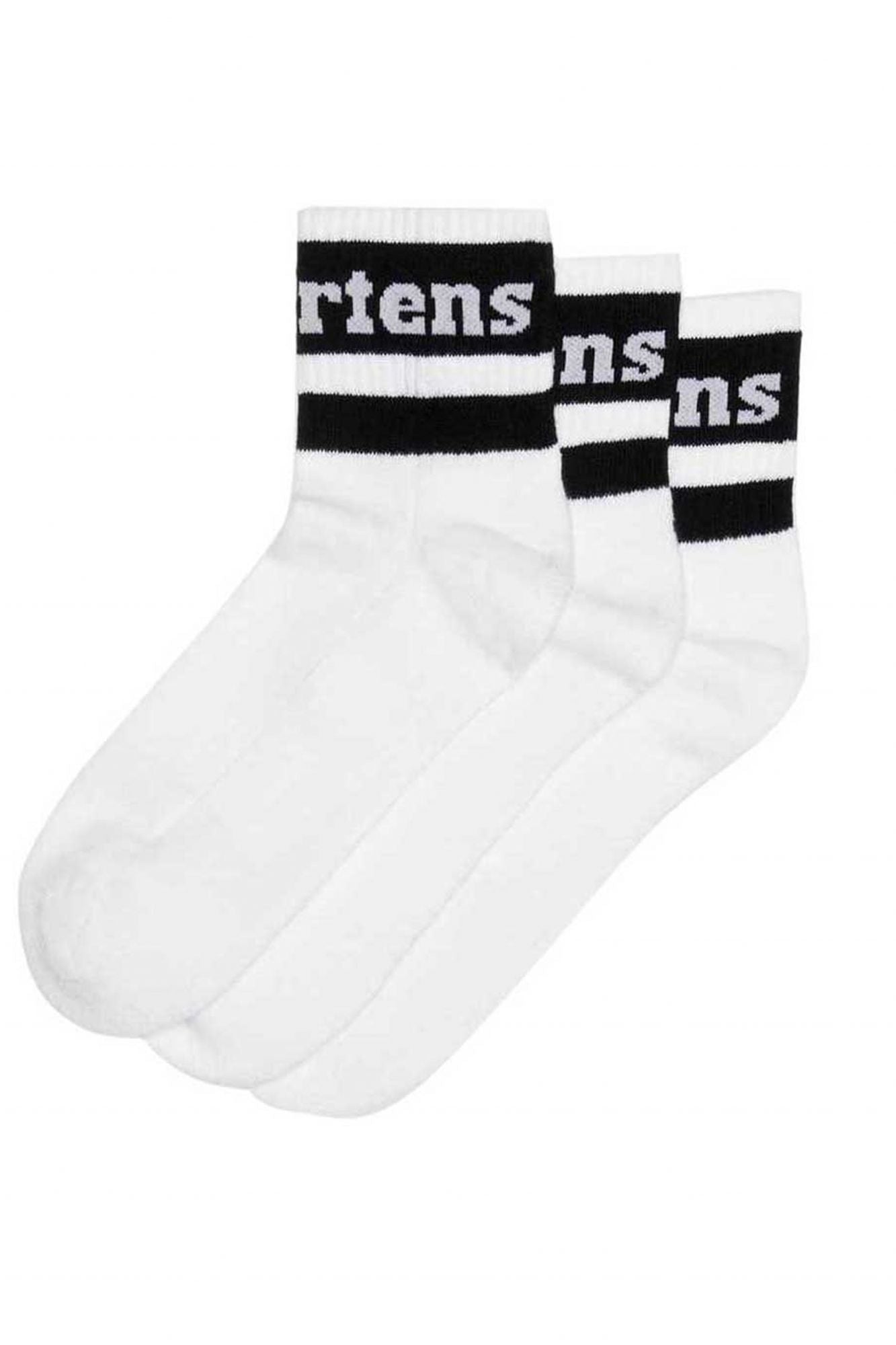 DR. MARTENS AD020102 SHORT ATHLETIC 3PK SOCK  en color BLANCO (1)