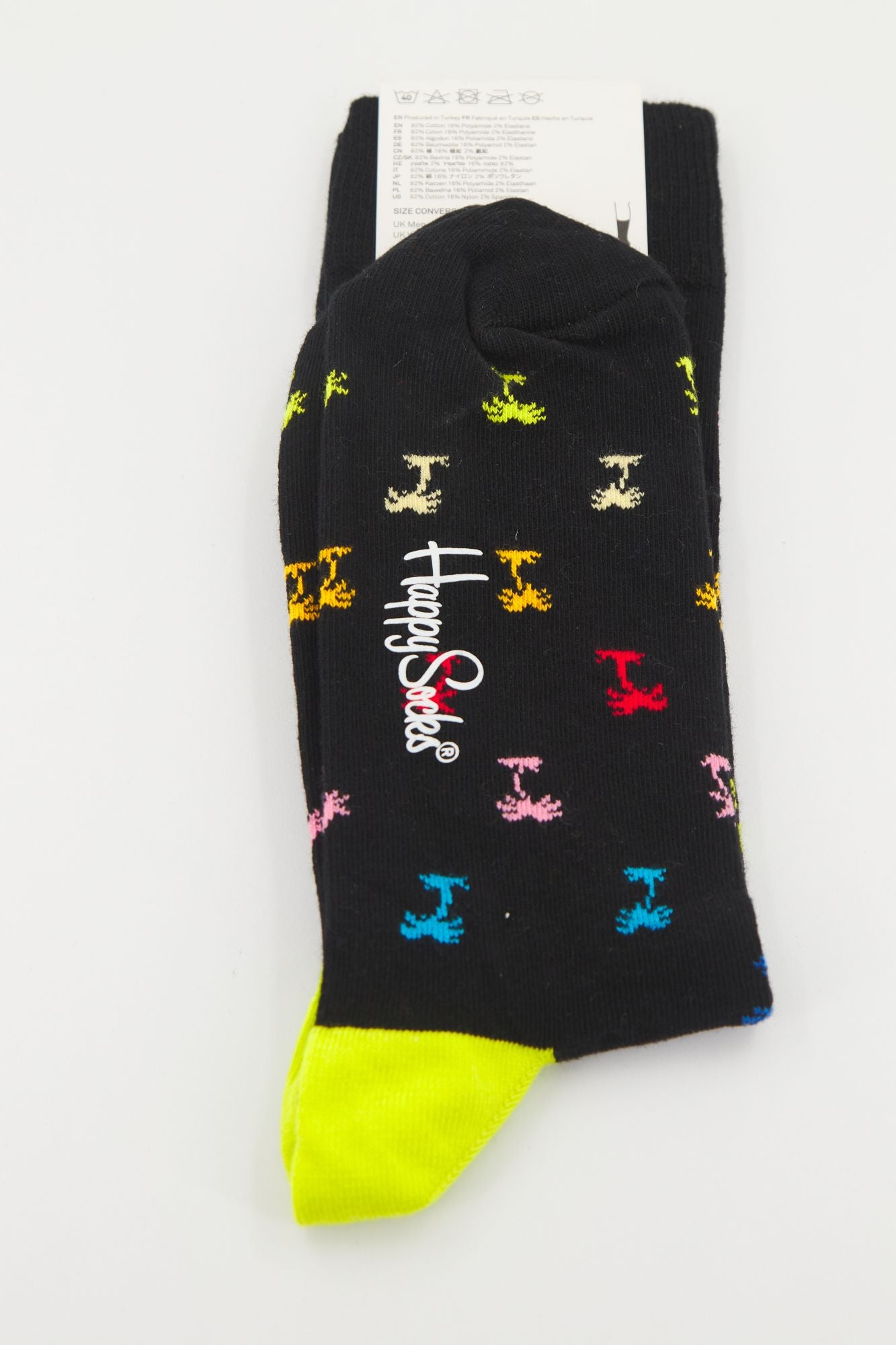 HAPPY SOCKS PALM  en color NEGRO (2)