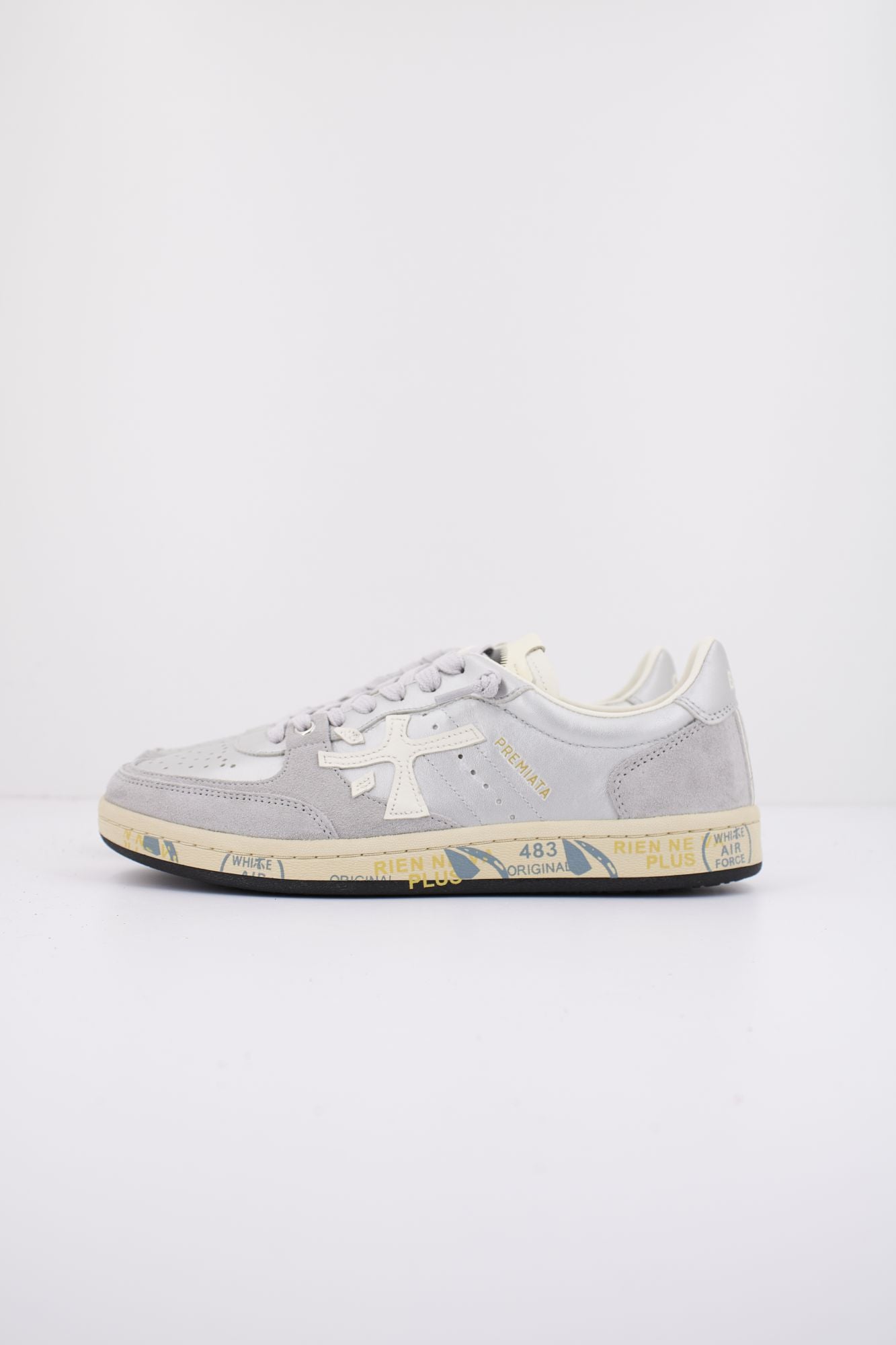 PREMIATA BSKT CLAYD 6782  en color PLATA (1)