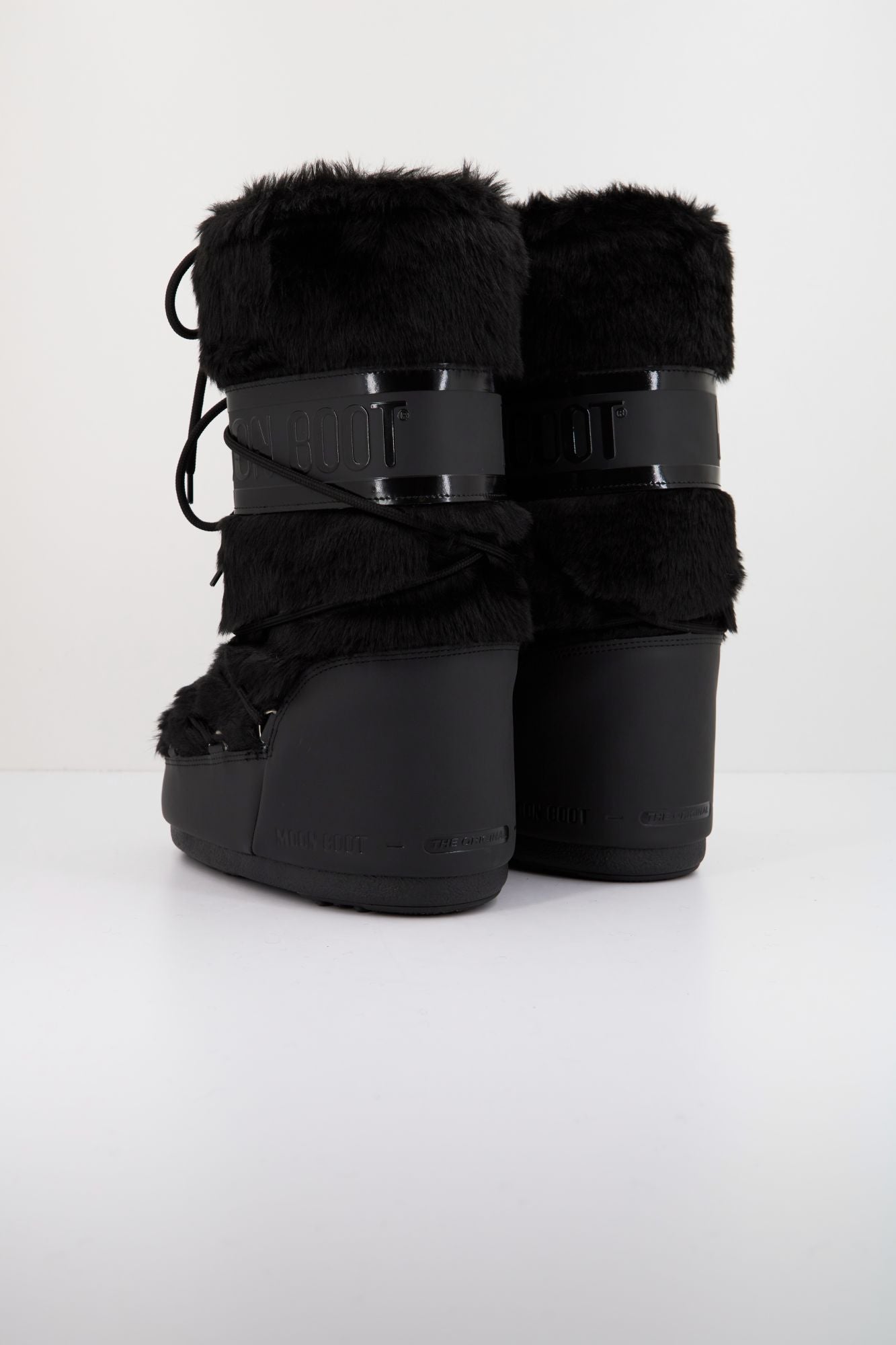 MOON BOOT MB ICON FAUX FUR en color NEGRO (3)