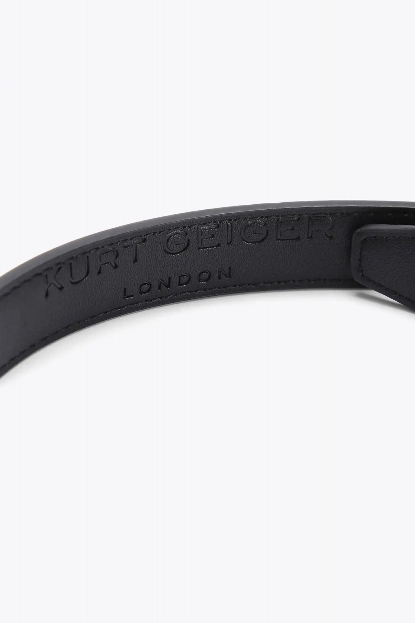 KURT GEIGER LONDON  EAGLE BELT en color NEGRO (3)