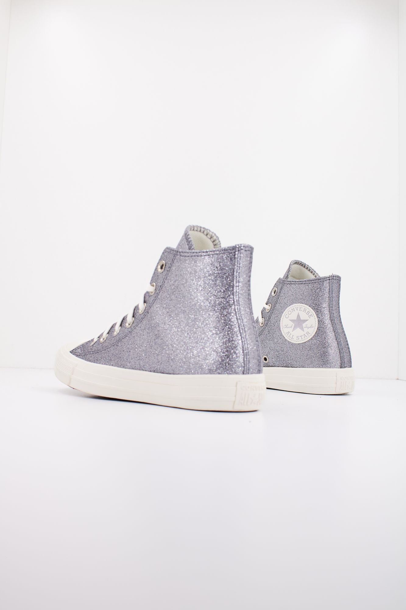 CONVERSE CHUCK TAYLOR ALL STAR GLITTER en color GRIS (3)