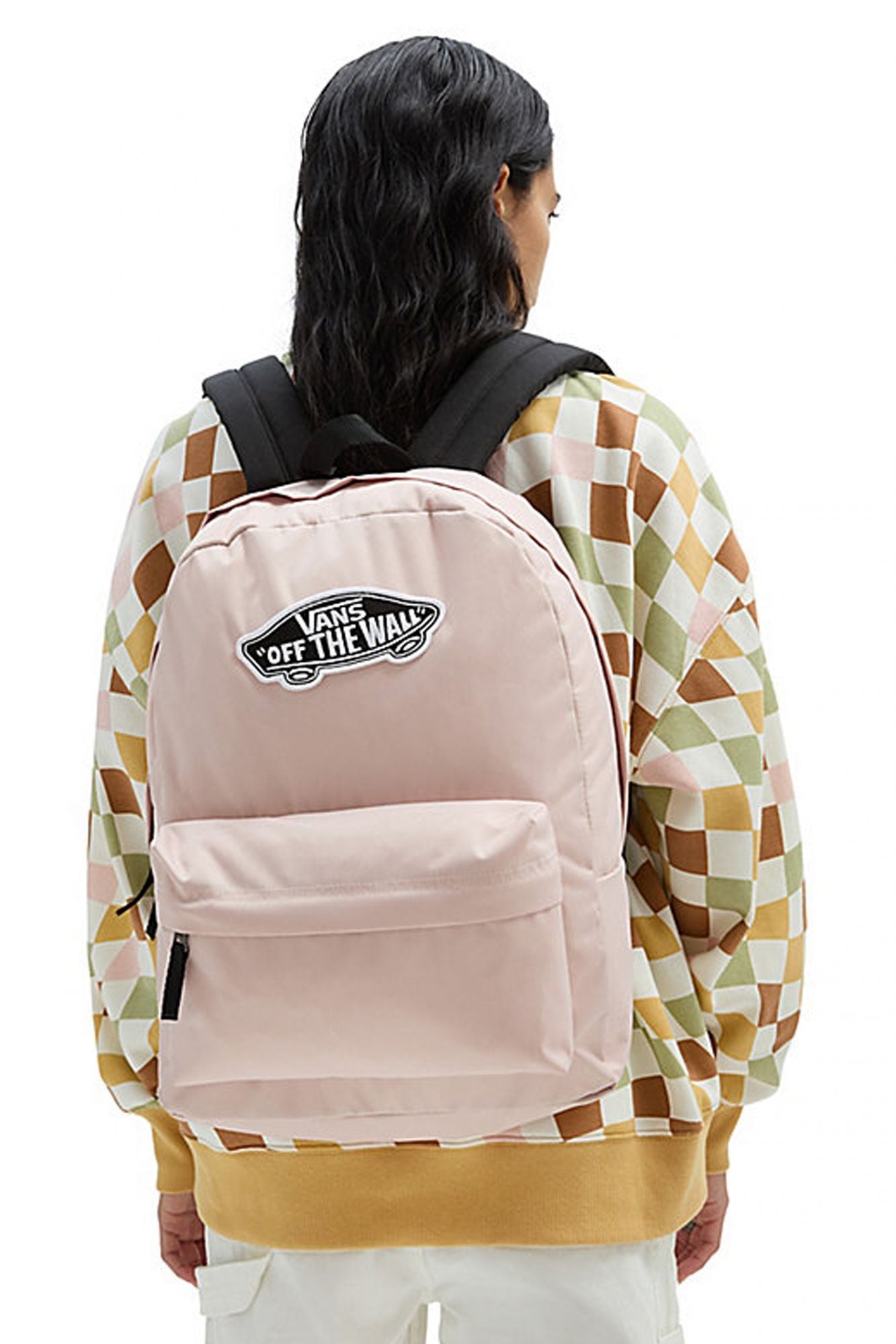 VANS WM REALM BACKPACK en color ROSA (5)