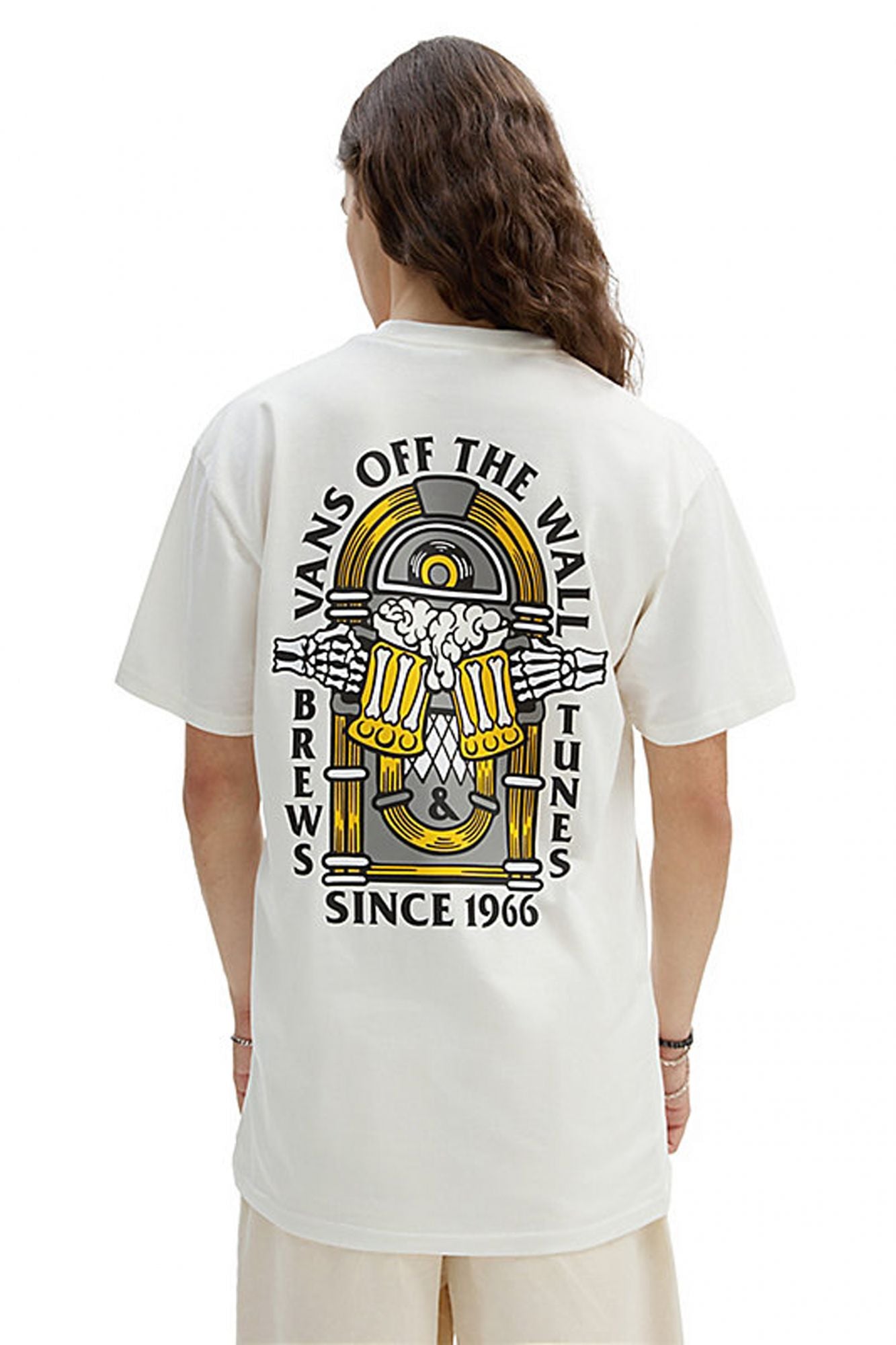 VANS  BREW BROS TUNES SS TEE en color BLANCO (3)