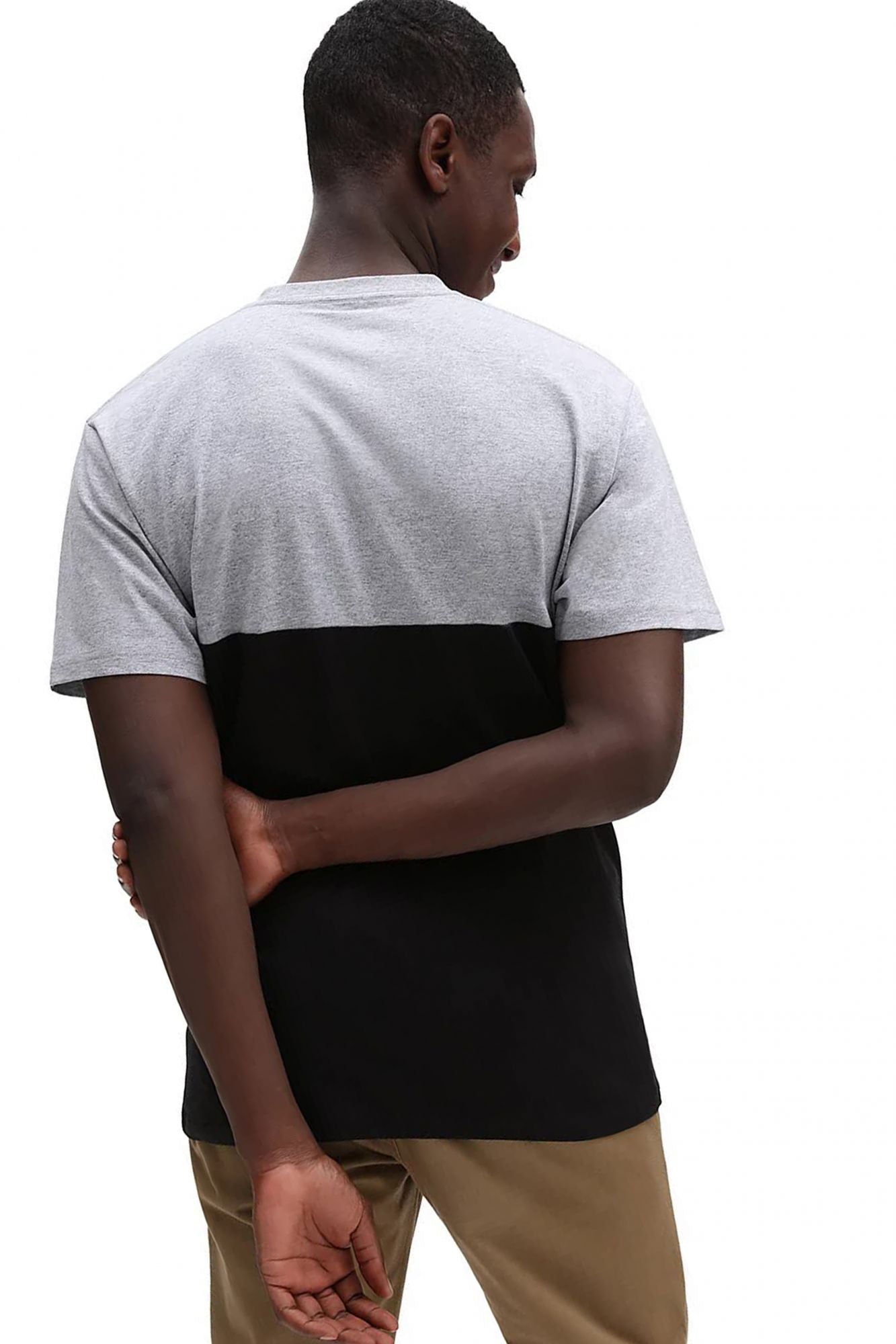 VANS  COLORBLOCK TEE en color NEGRO (3)