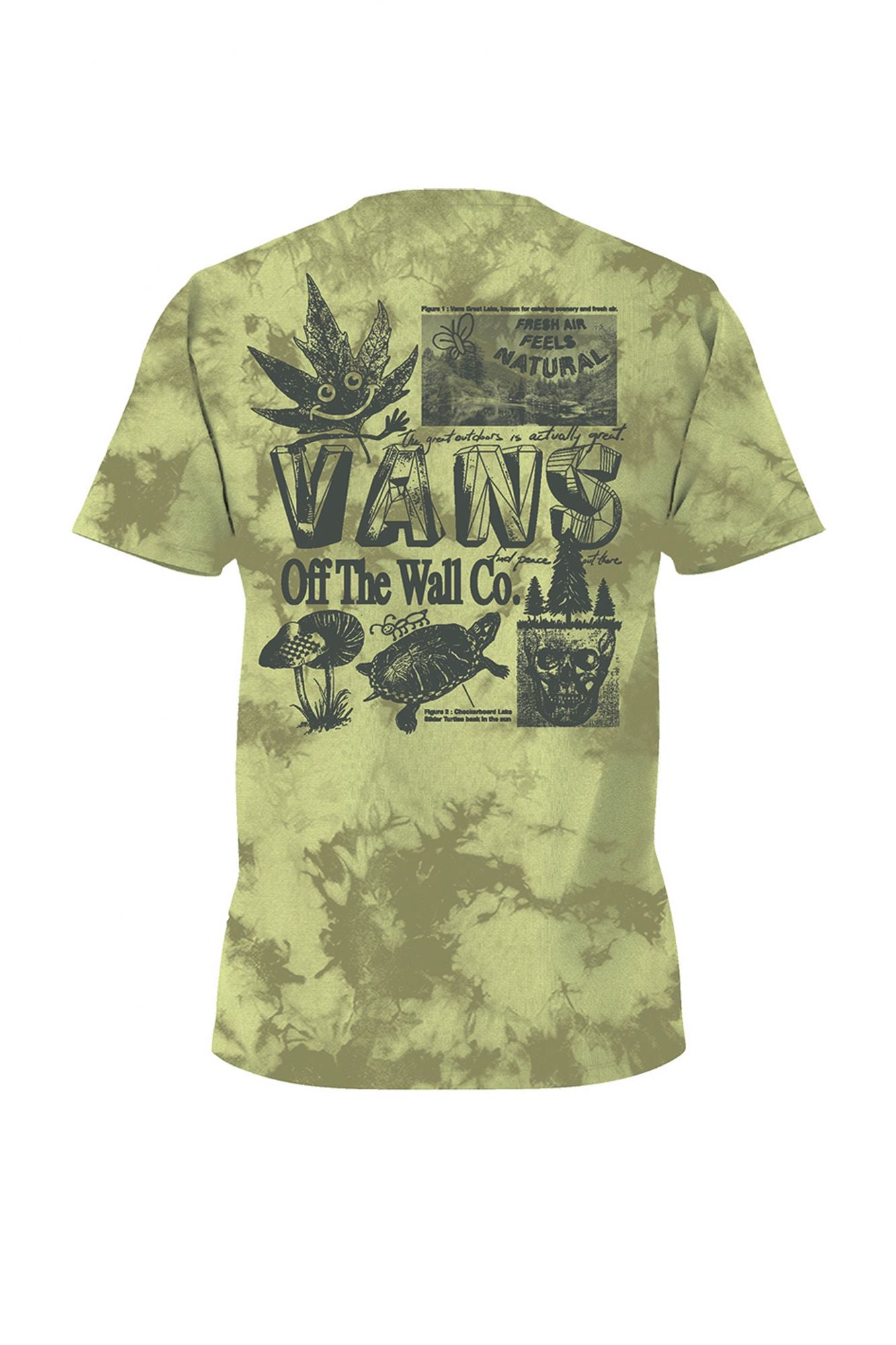VANS OUTDOORS TIE DYE SS en color VERDE (2)