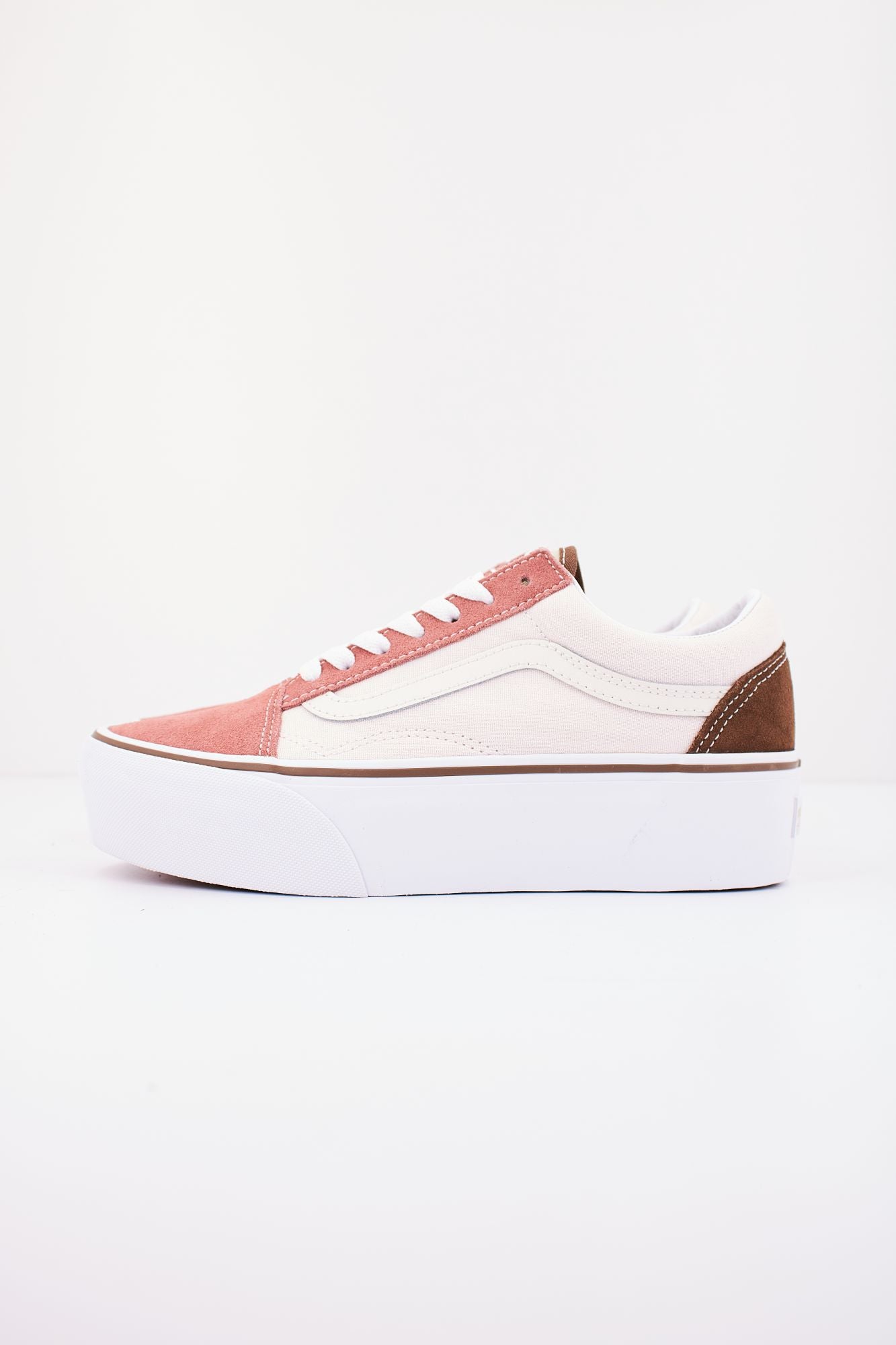 VANS OLD SKOOL STACKFORM en color ROSA (1)